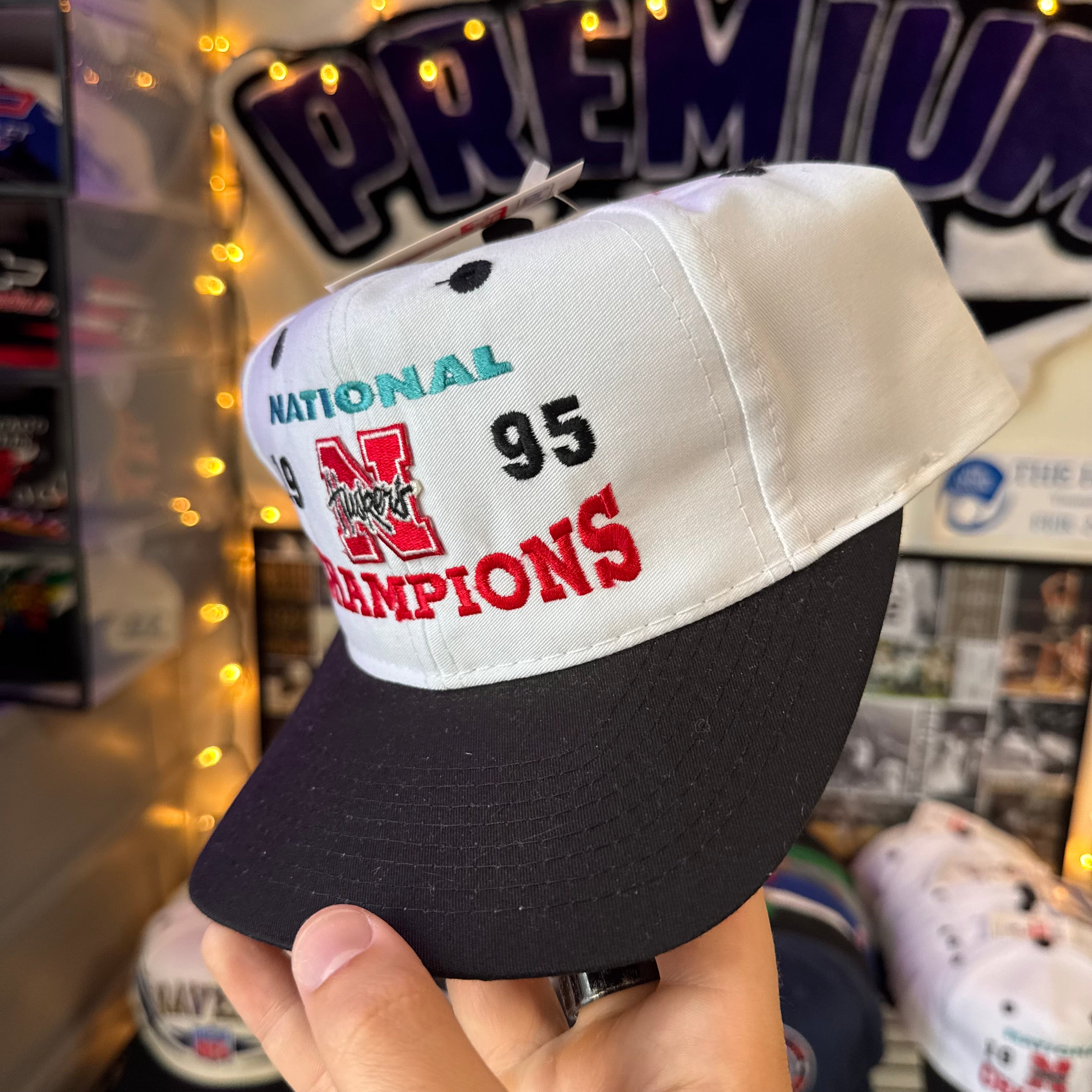 Nebraska Cornhuskers 1995 National Champions Logo 7 Snapback