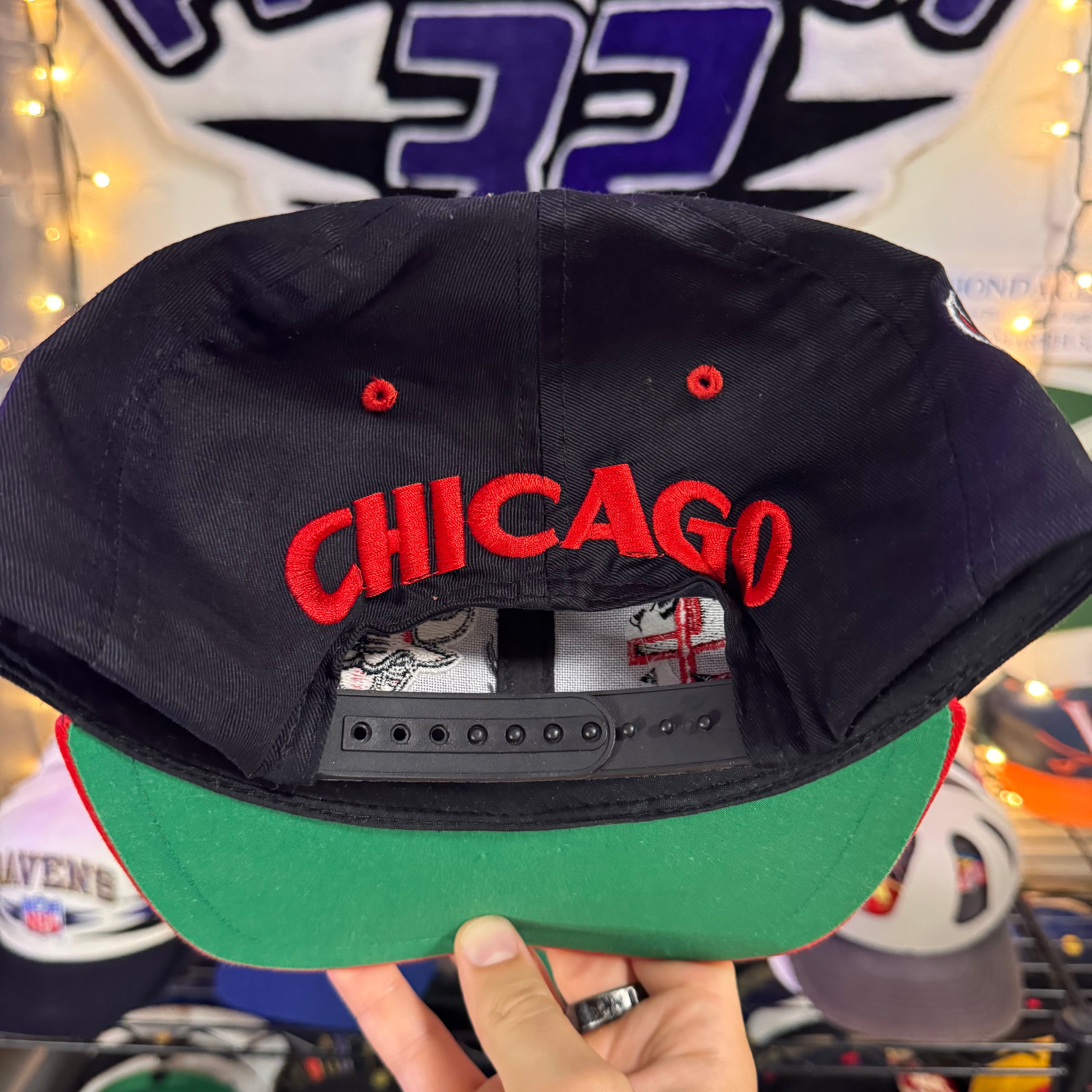 Chicago Bulls Vertical Spell Out NBA Snapback