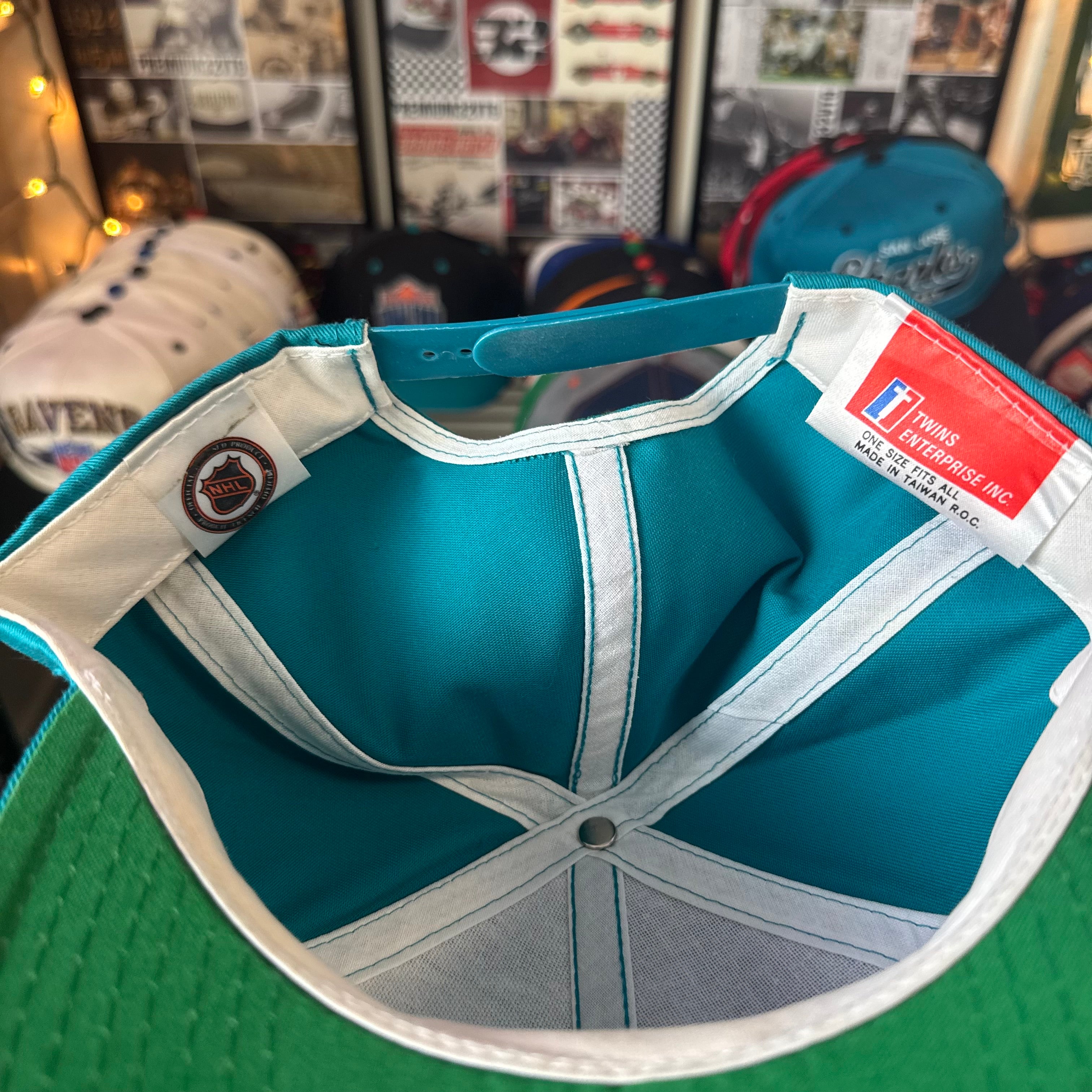 San Jose Sharks Twins Enterprise Bar SnapBack