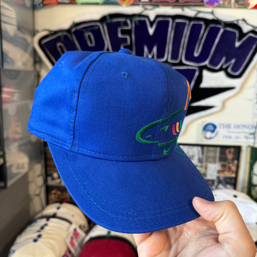 Greg Norman Shark Blue Vintage Golf Strapback Hat