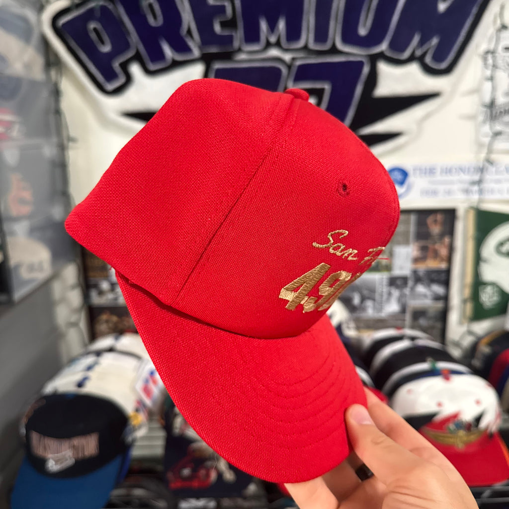 San Francisco 49ers Block Text Lightweight NFL Football Snapback