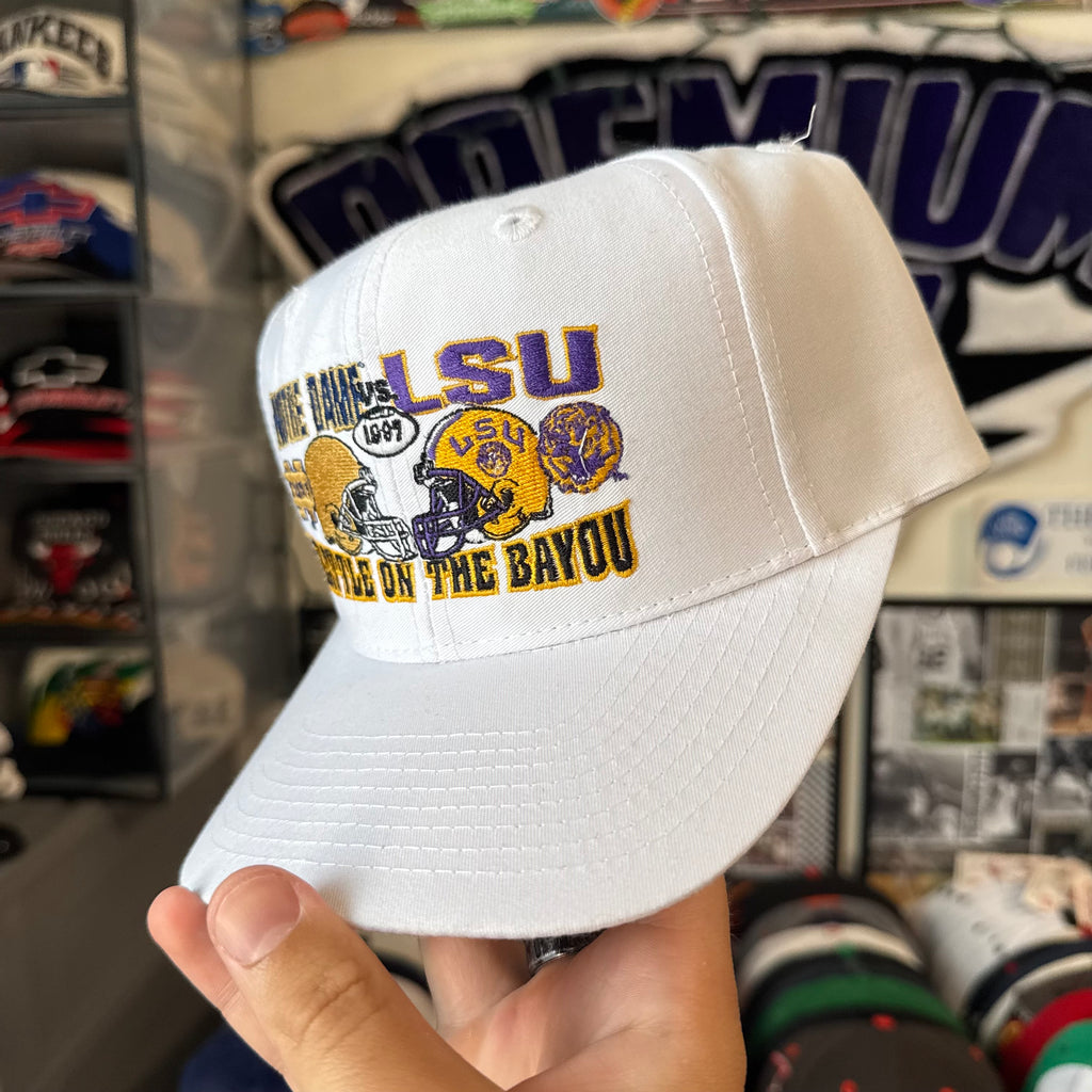 Battle on the Bayou 1997 Notre Dame vs LSU NCAA Football Snapback