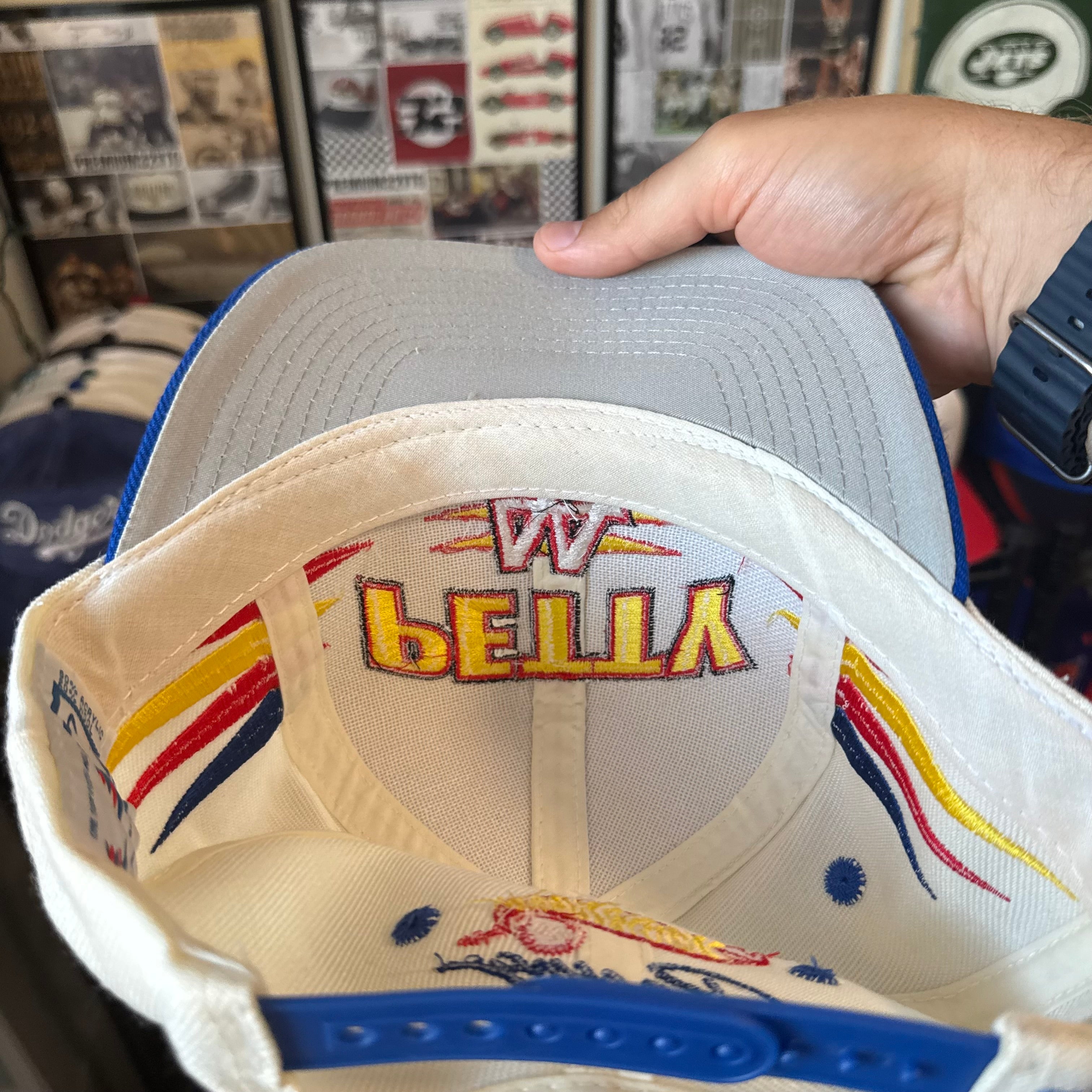Kyle Petty #44 Hot Wheels Racing Logo Athletic Diamond Cut NASCAR Racing Snapback