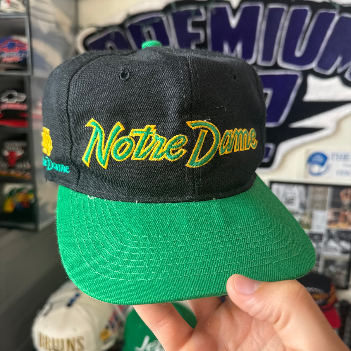 University of Notre Dame Sports Specialties Double Line Script NCAA College Snapback