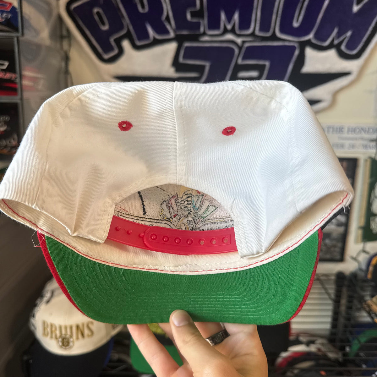 Indianapolis Motor Speedway Logo Athletic Double Sharktooth Indy Car Racing SnapBack