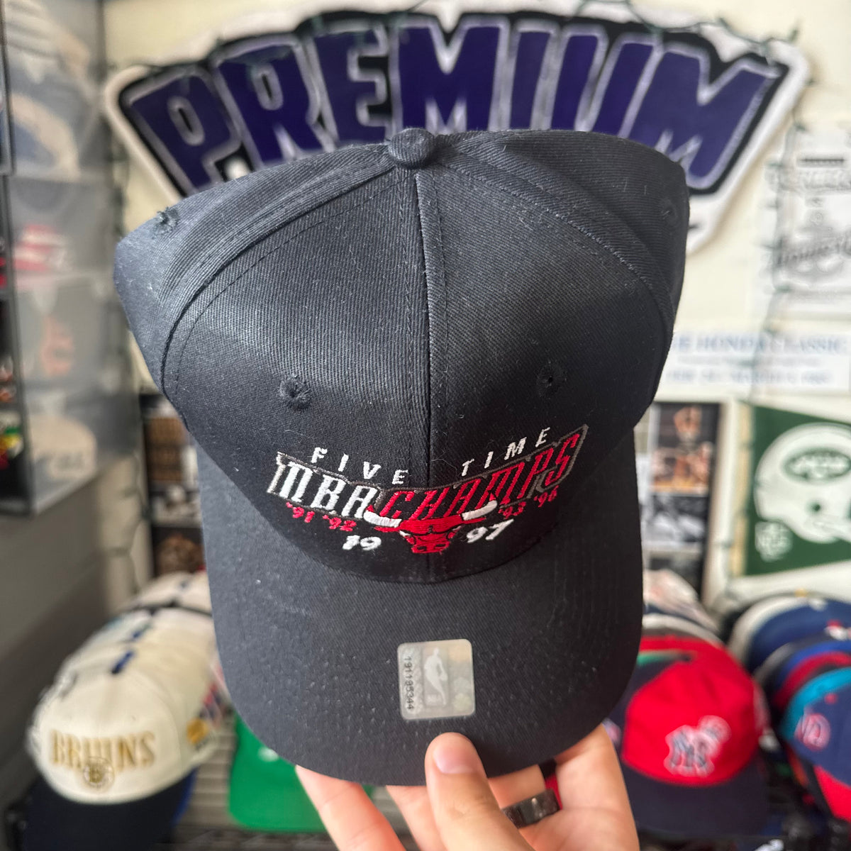 Chicago Bulls Five Time NBA Champs 1997 NBA Basketball Snapback