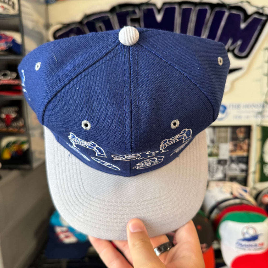 Los Angeles Dodgers Egyptian Hieroglyphics CUSTOM OC MLB Baseball Snapback