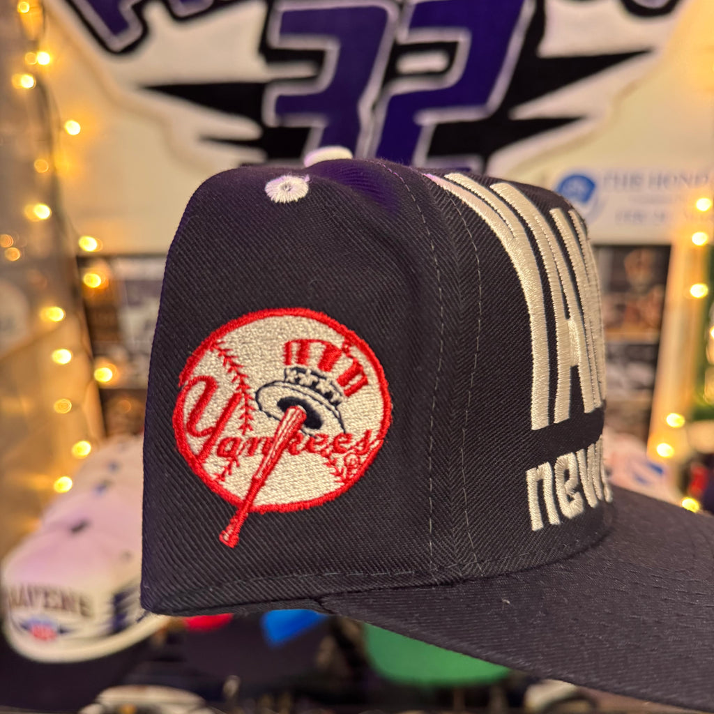 New York Yankees Large Arched Spell Out MLB Logo 7 Snapback