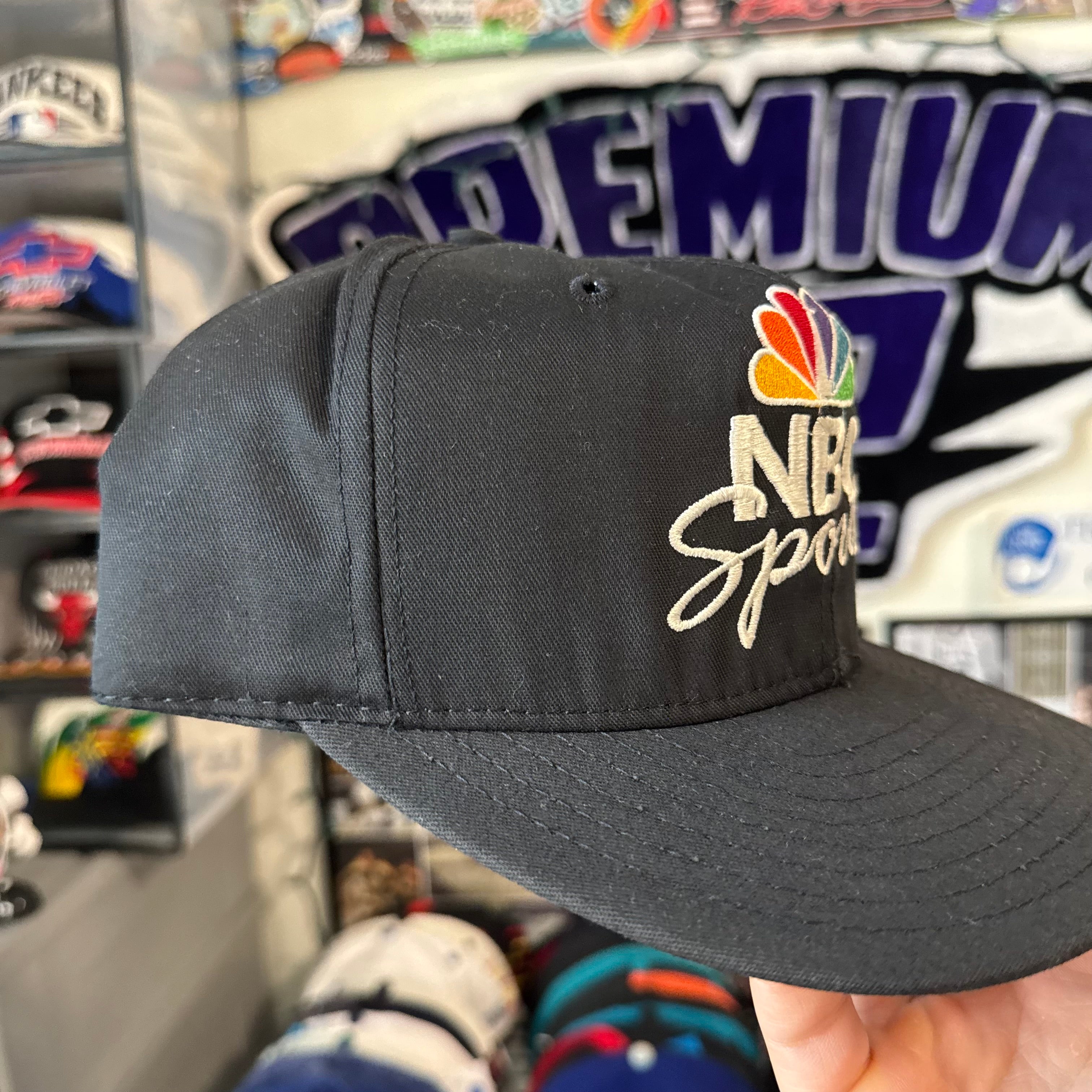 NBC Sports Black Plain Logo Snapback