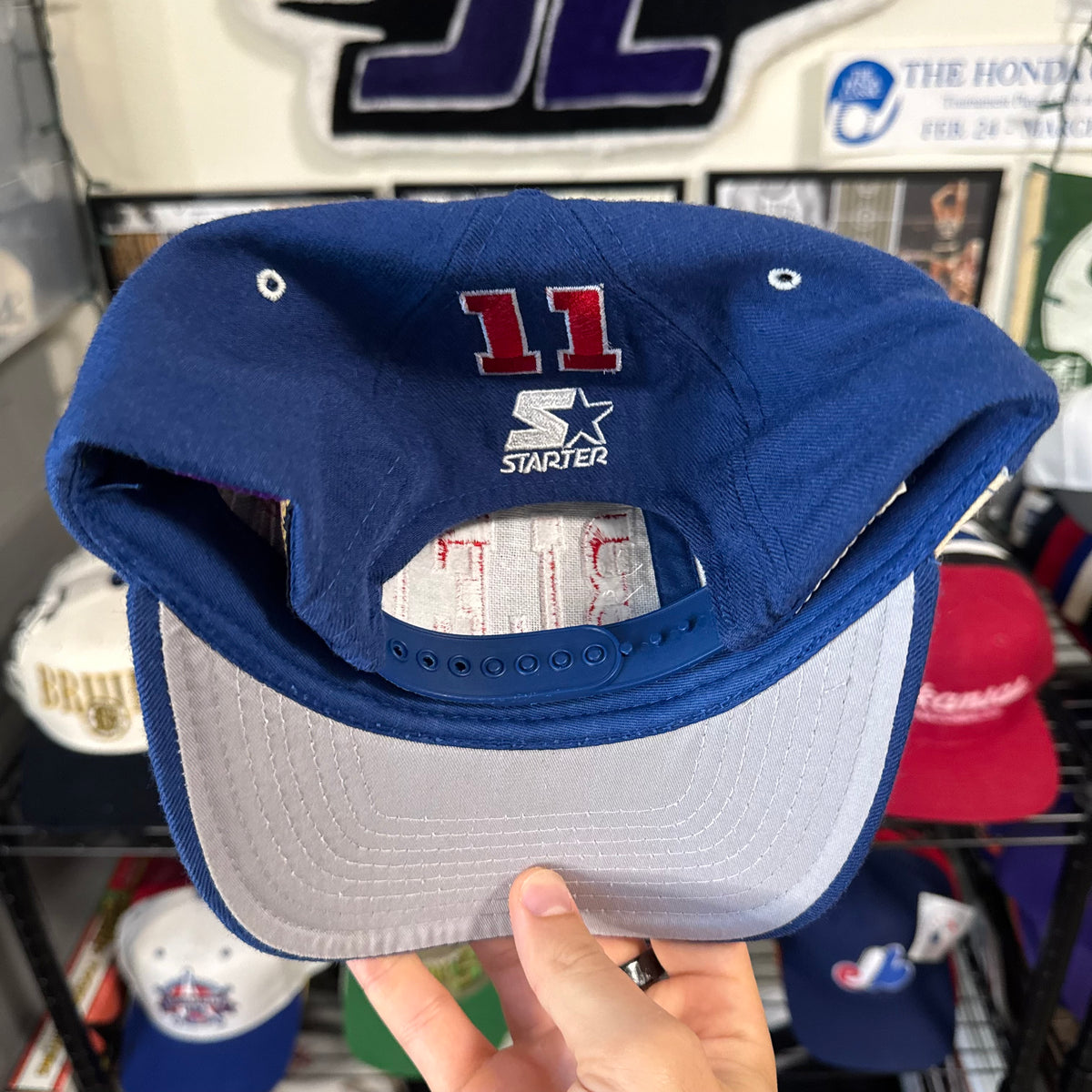 Drew Bledsoe #11 Starter Tri Power New England Patriots NFL Football Snapback