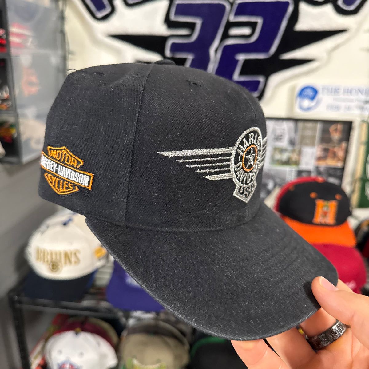 Harley Davidson “FAT BOY” American Needle Blockhead Snapback
