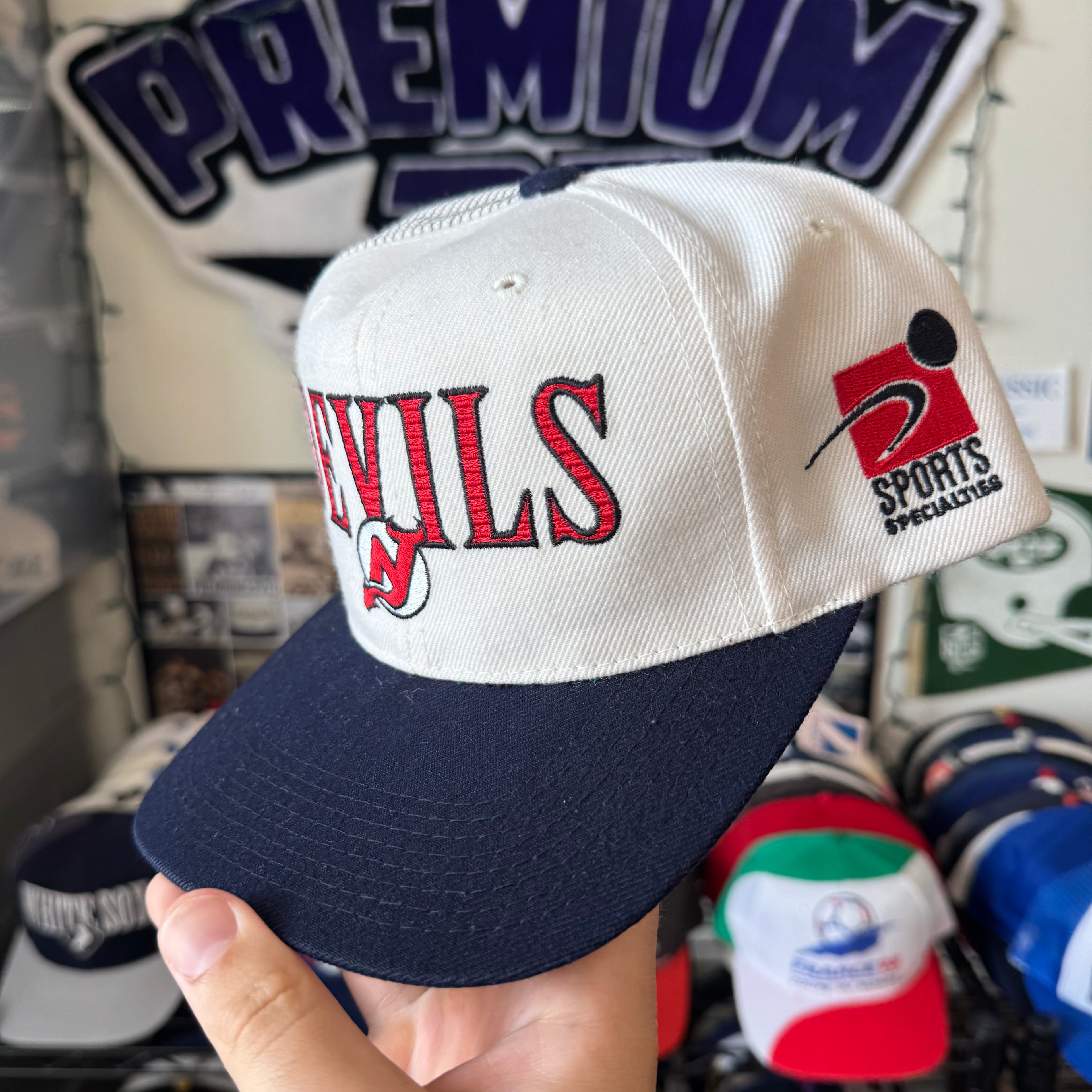 New Jersey Devils Sports Specialties Laser NHL Hockey Snapback