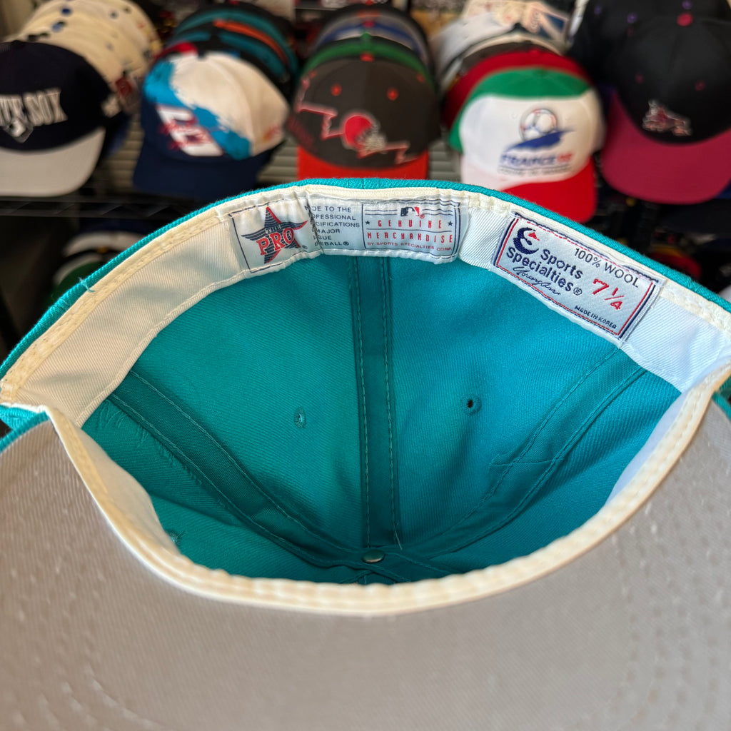 Florida Marlins Sports Specialties Plain Logo Fitted Size 7 1/4