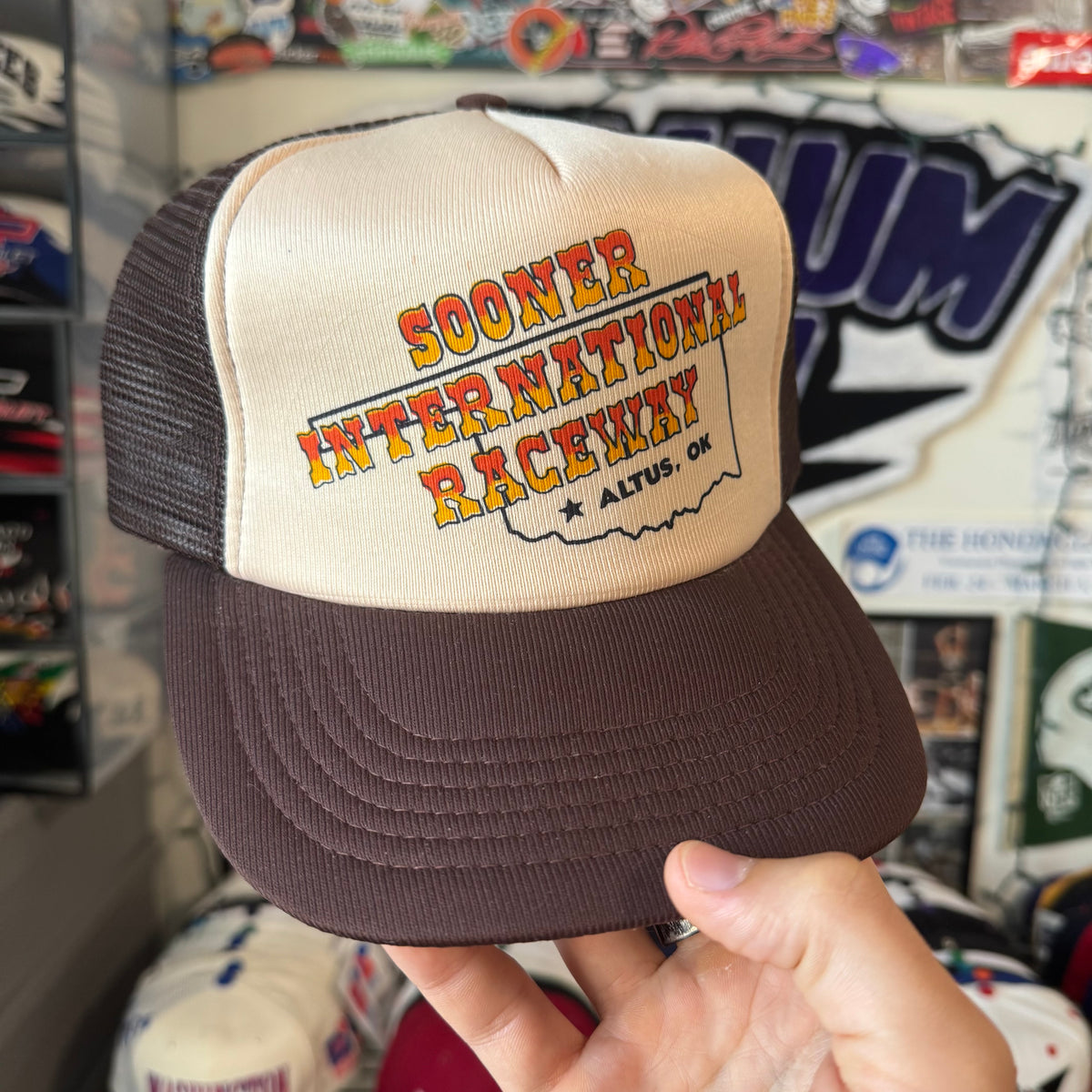 Sooner International Raceway Altus, Oklahoma NASCAR Racing Trucker Snapback