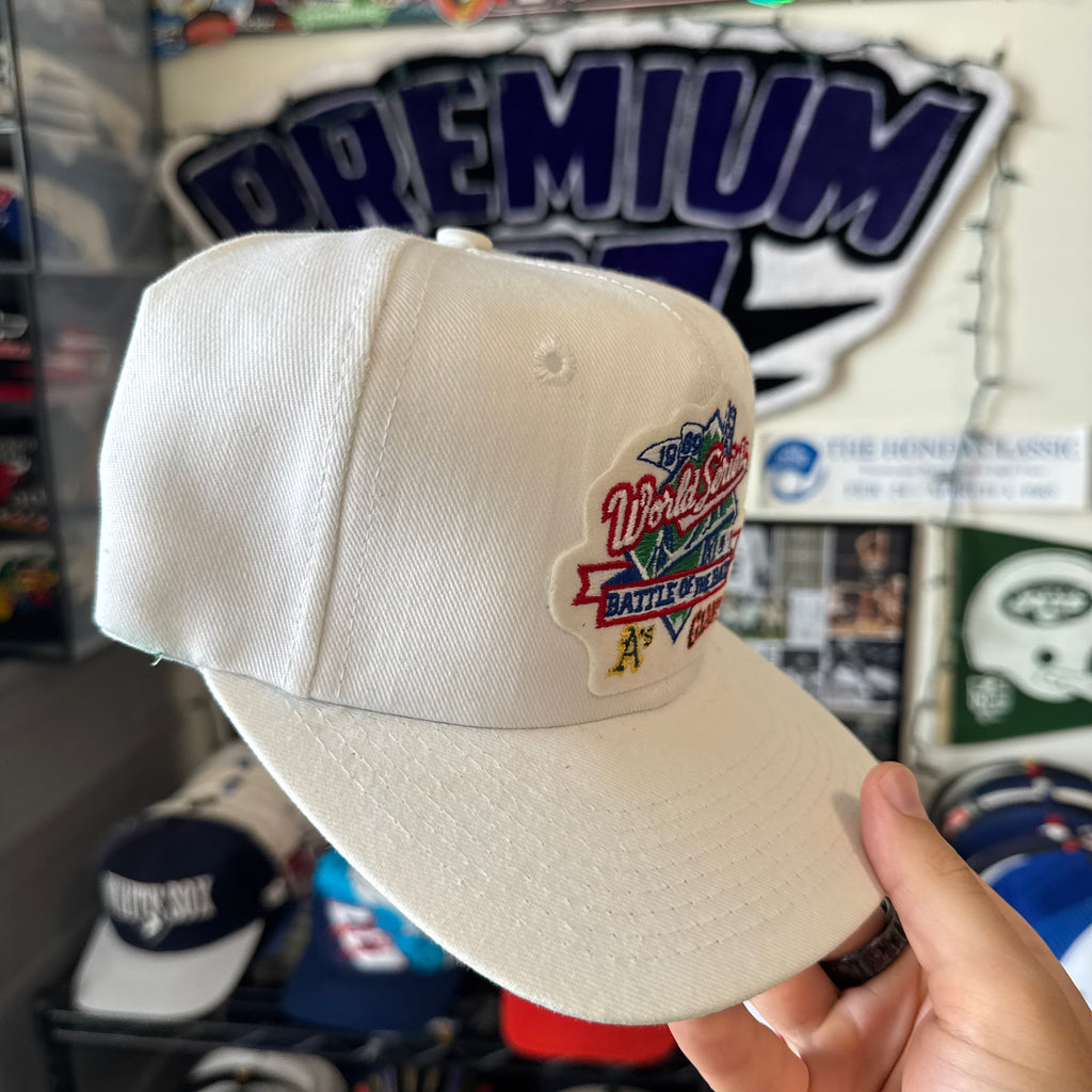 World Series 1989 Battle of the Bay Oakland Athletics vs San Francisco Giants Twins Enterprise Patch SnapBack