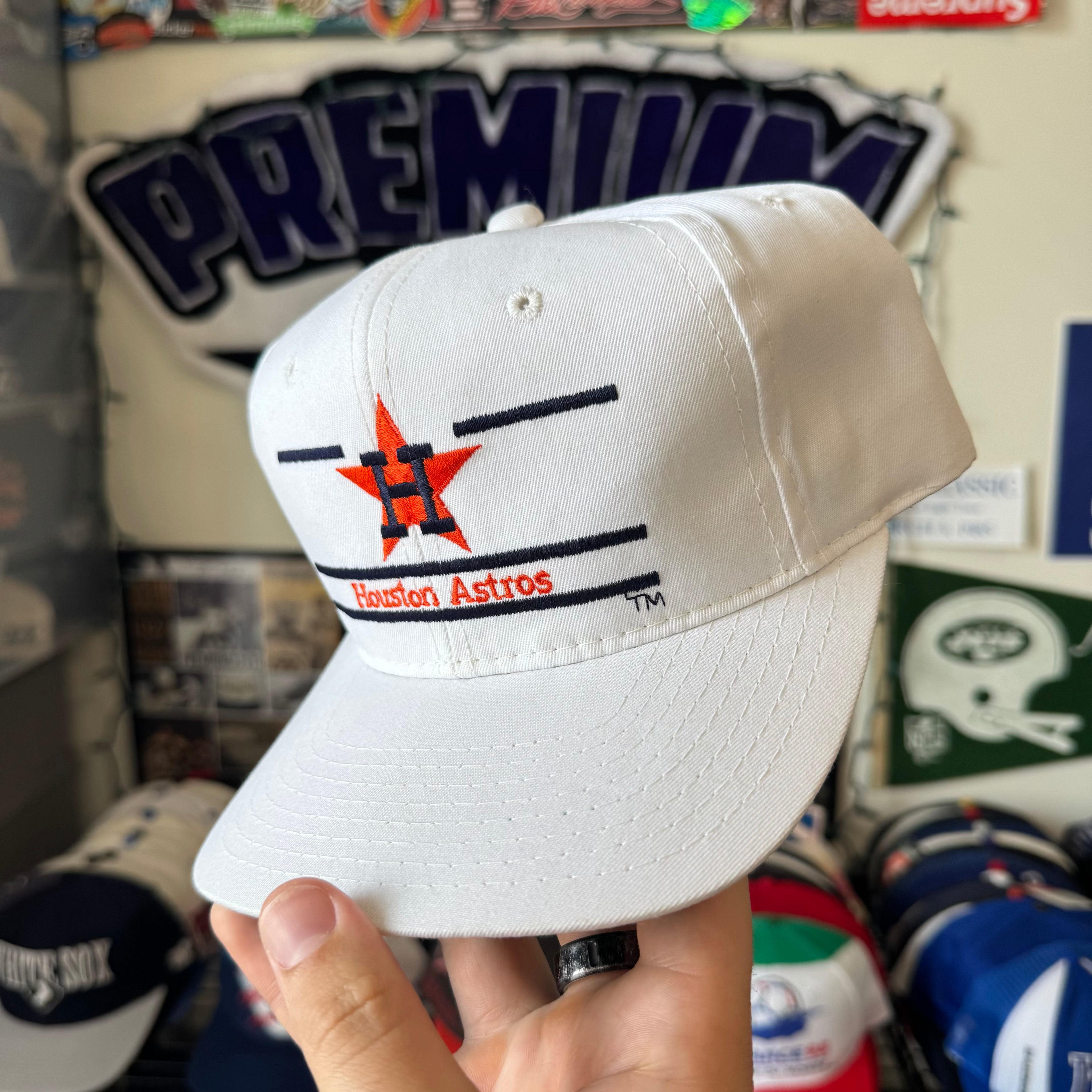 Houston Astros Triple Bar by The Game MLB Baseball Snapback