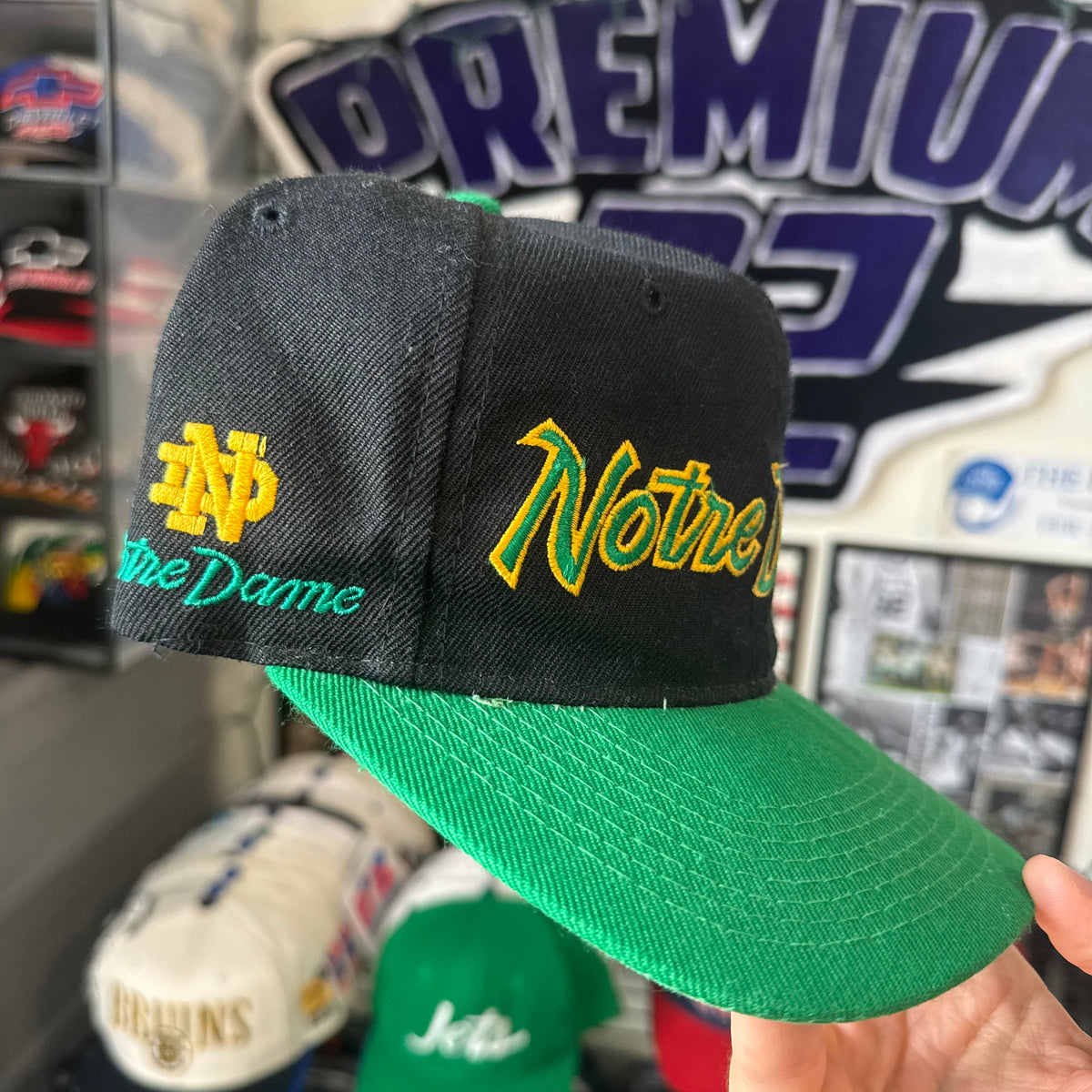 University of Notre Dame Sports Specialties Double Line Script NCAA College Snapback