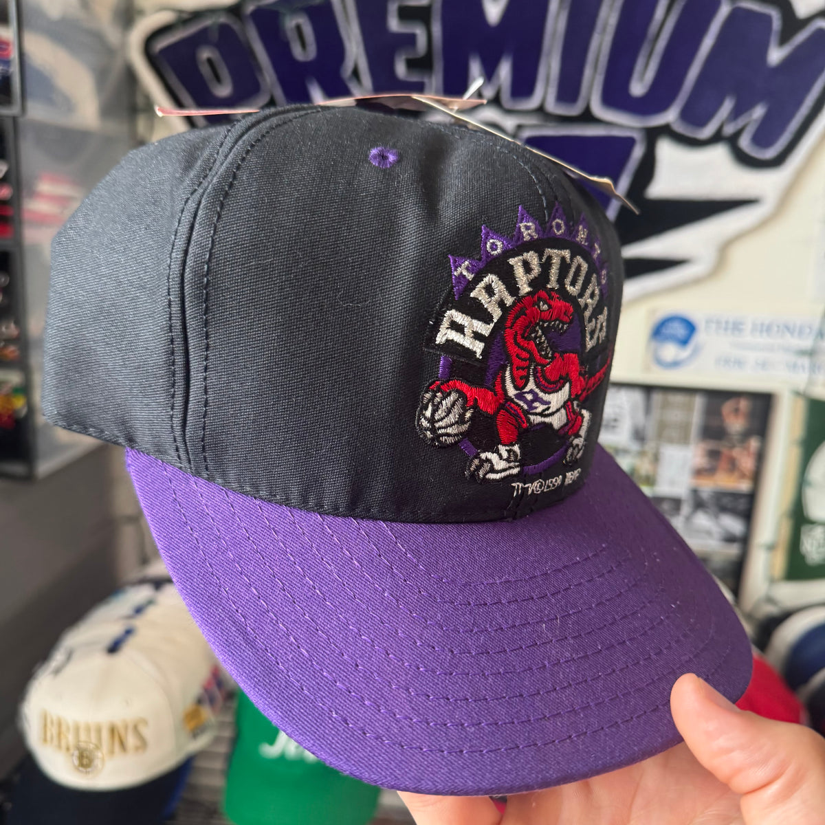 Toronto Raptors Plain Logo AJD NBA Basketball Snapback