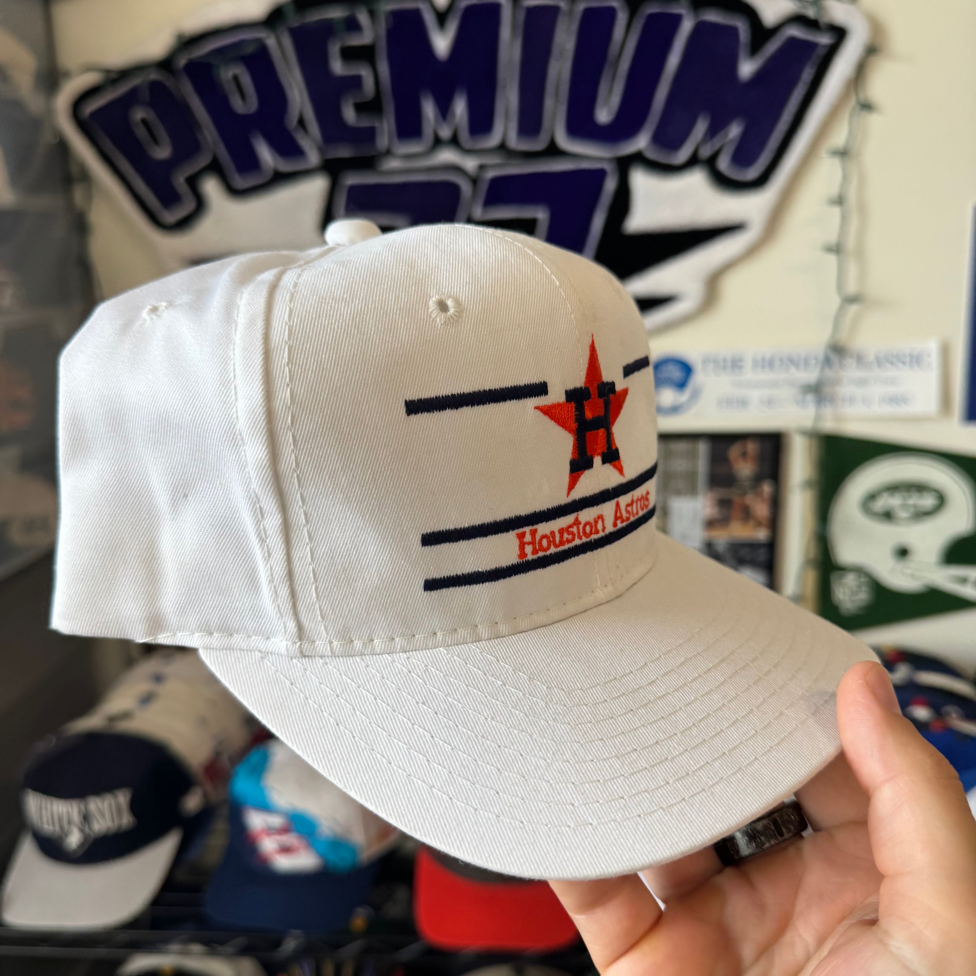 Houston Astros Triple Bar by The Game MLB Baseball Snapback