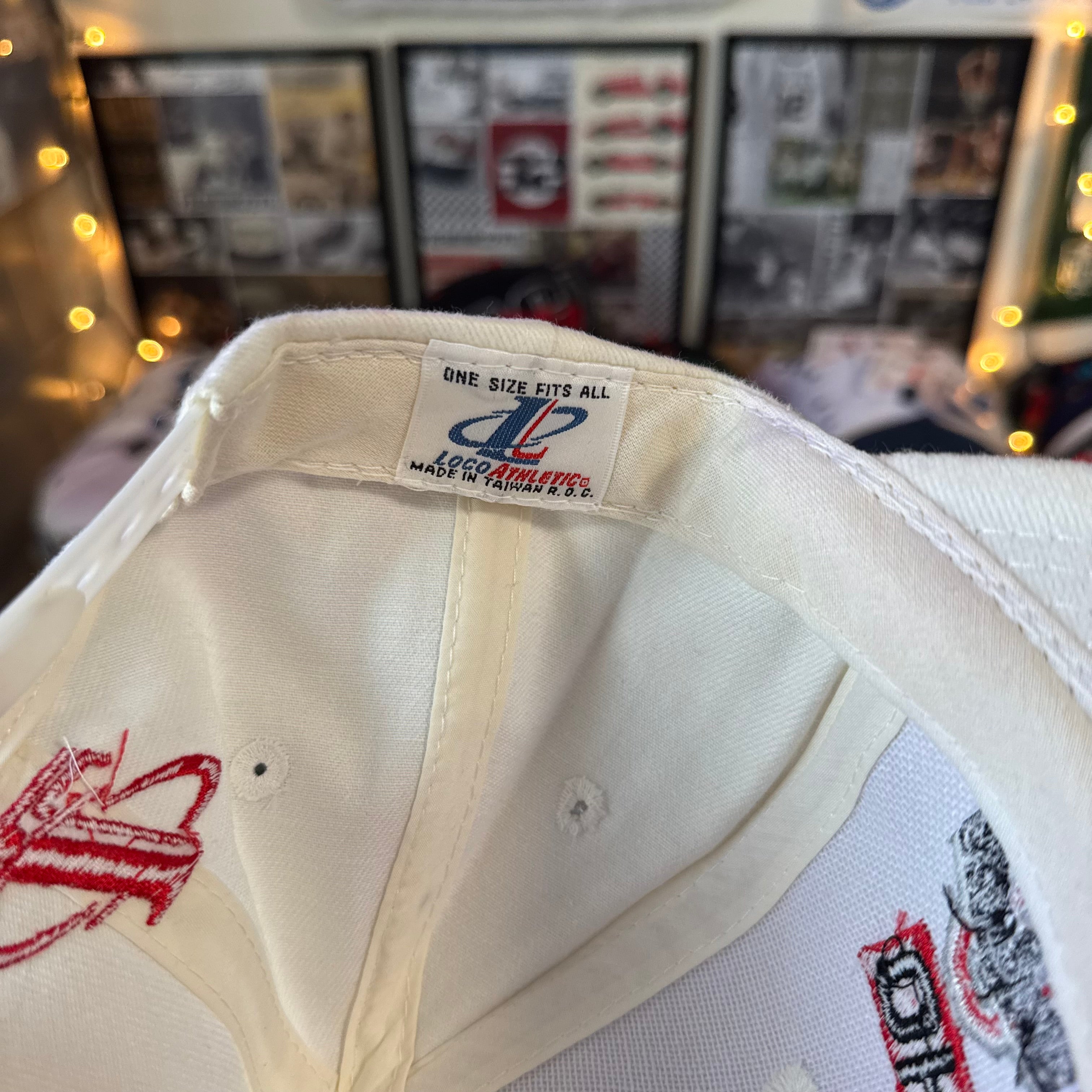 Ohio State Buckeyes Shallow Fit White Logo Athletic Snapback