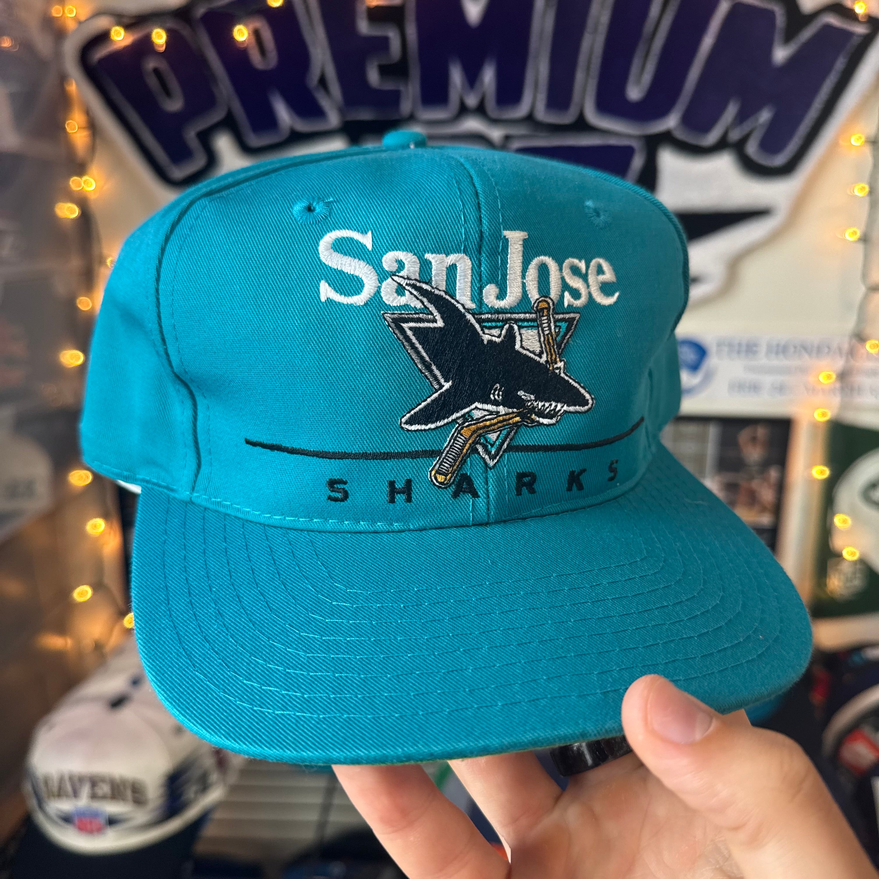 San Jose Sharks Twins Enterprise Bar SnapBack