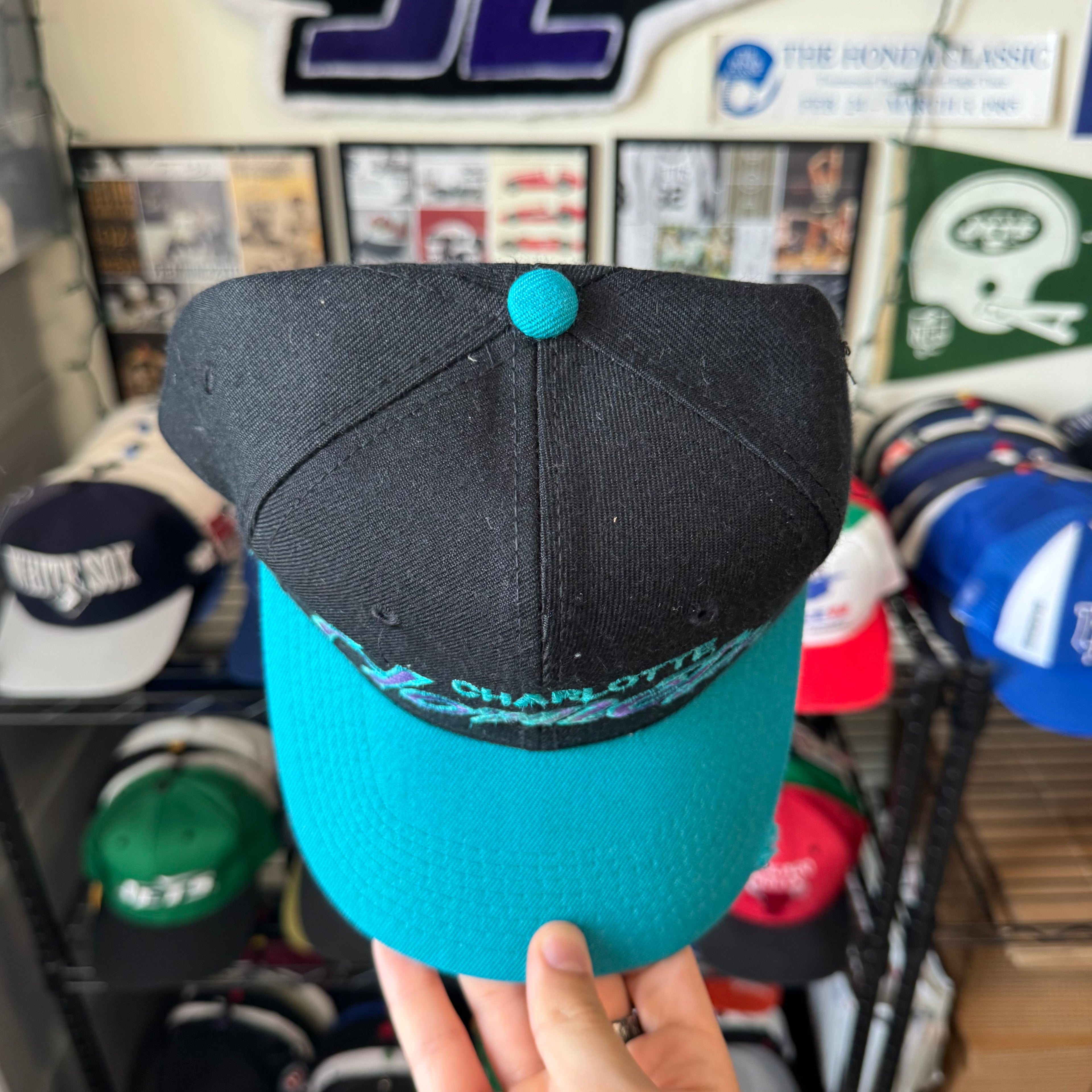 Charlotte Hornets Sports Specialties Double Line Script NBA Basketball Snapback