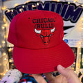 Chicago Bulls Red Plain Logo NBA Snapback