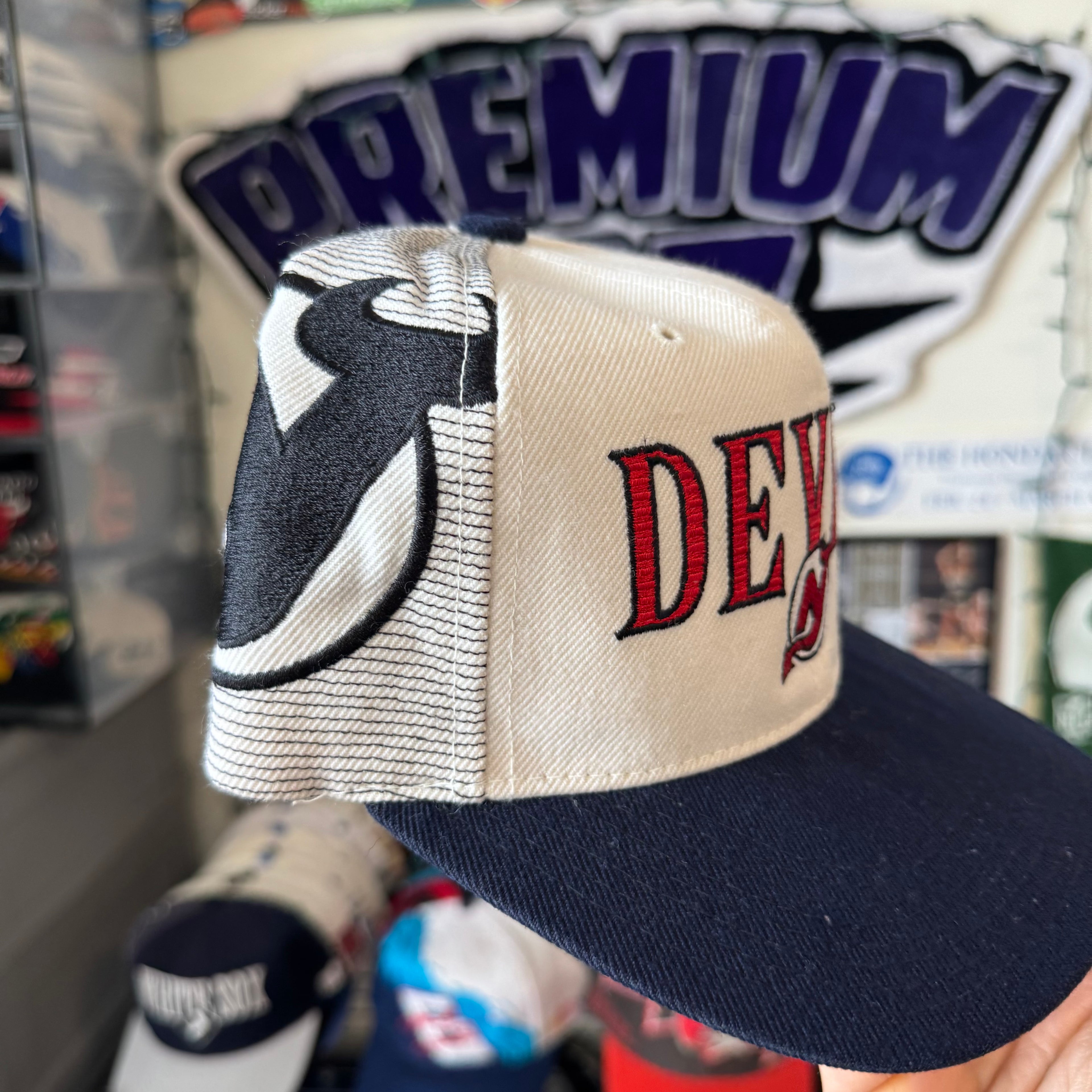New Jersey Devils Sports Specialties Laser NHL Hockey Snapback