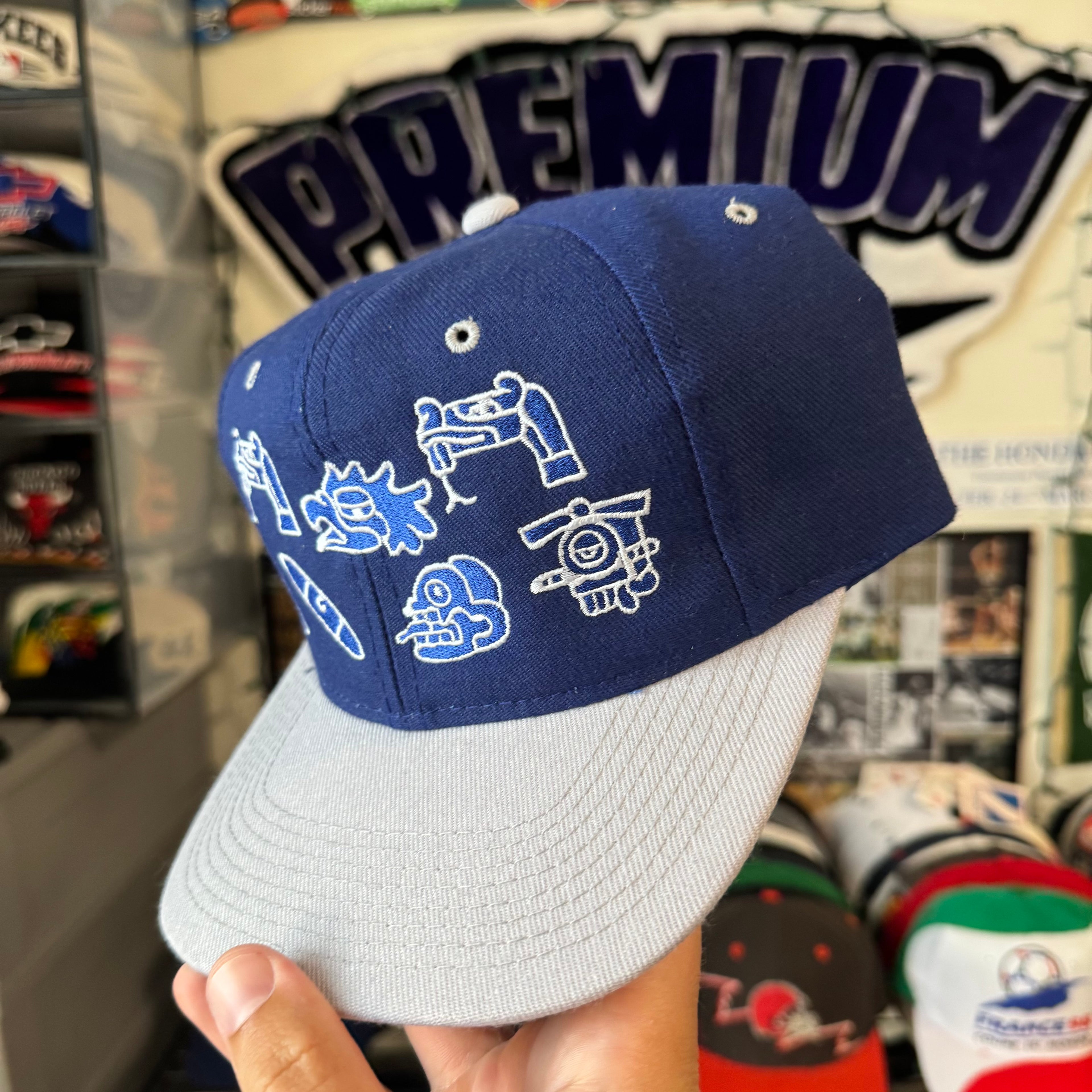 Los Angeles Dodgers Egyptian Hieroglyphics CUSTOM OC MLB Baseball Snapback