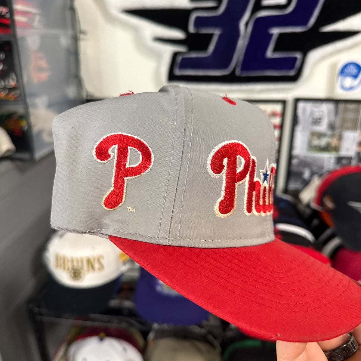 Philadelphia Phillies Spell Out Plain Logo MLB Baseball SnapBack