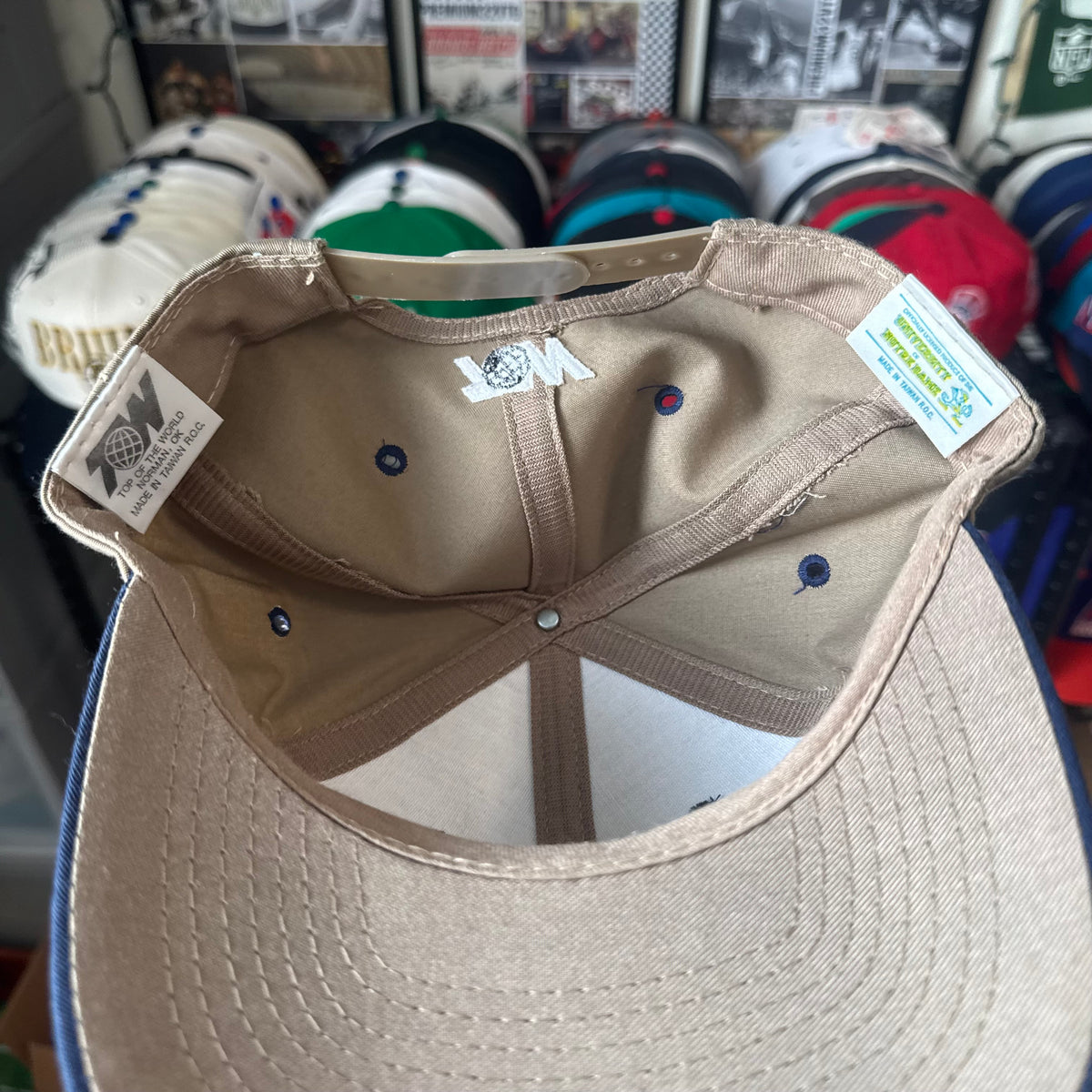 University of Notre Dame Too of the World ToW Downward Arch NCAA College Snapback