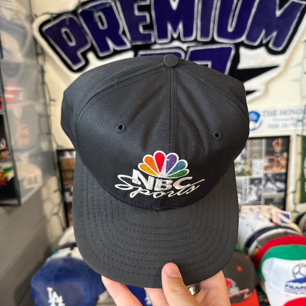 NBC Sports Black Plain Logo Snapback