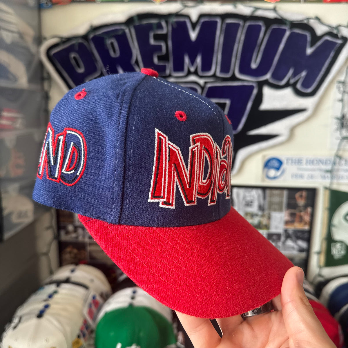 Cleveland Indians Drew Pearson Bubble Graffiti MLB Baseball Snapback