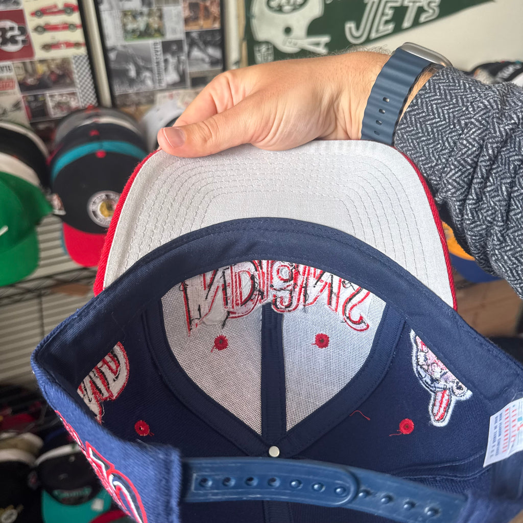 Cleveland Indians Drew Pearson Bubble Graffiti MLB Baseball Snapback
