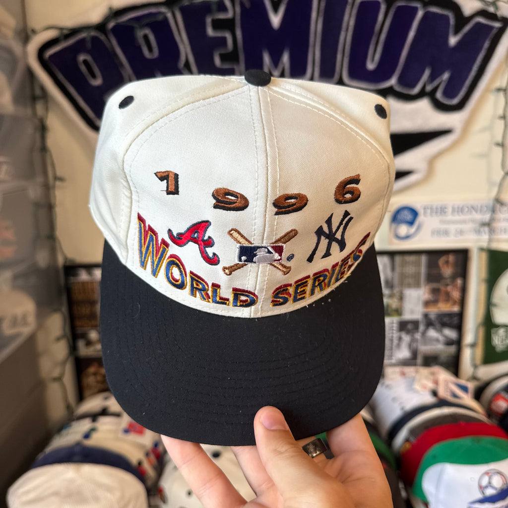 World Series 1996 New York Yankees vs Atlanta Braves Logo 7 MLB Baseball Snapback