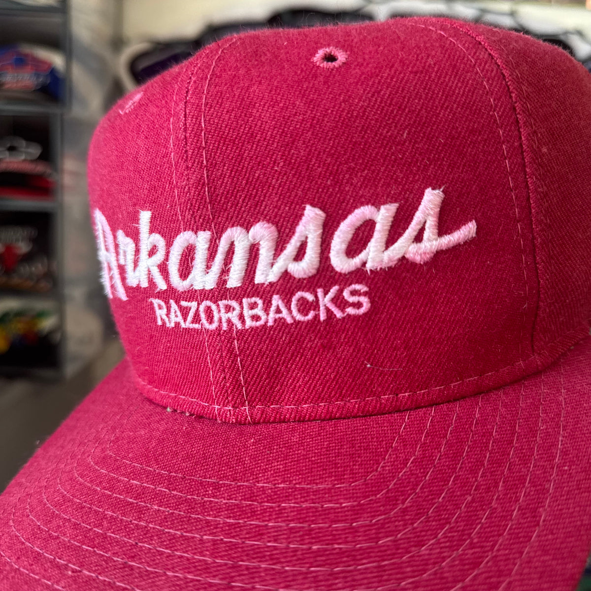 University of Arkansas Razorbacks Sports Specialties Single Line Script NCAA College Snapback