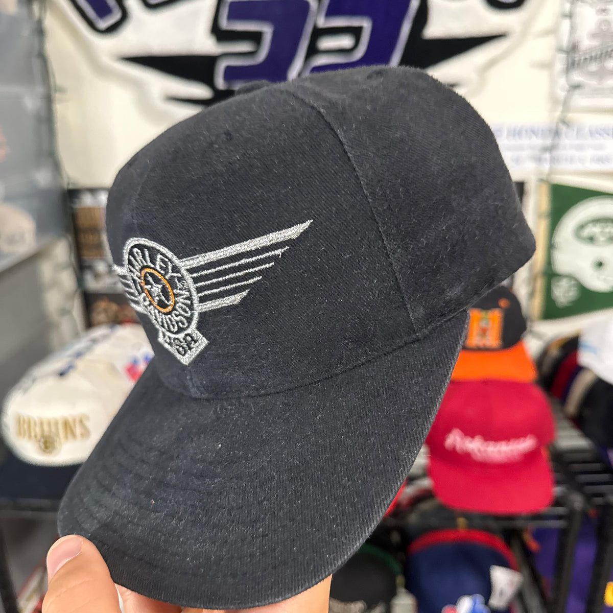 Harley Davidson “FAT BOY” American Needle Blockhead Snapback