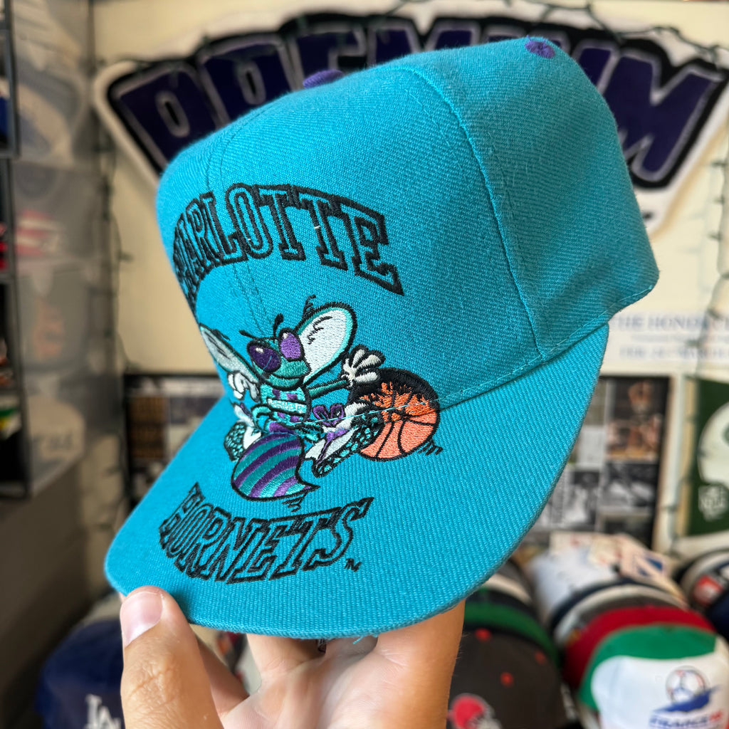 Charlotte Hornets Monster Logo Blockhead AJD NBA Basketball Snapback