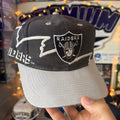Los Angeles Raiders Logo 7 Reverse Sharktooth / Ghost Sharktooth