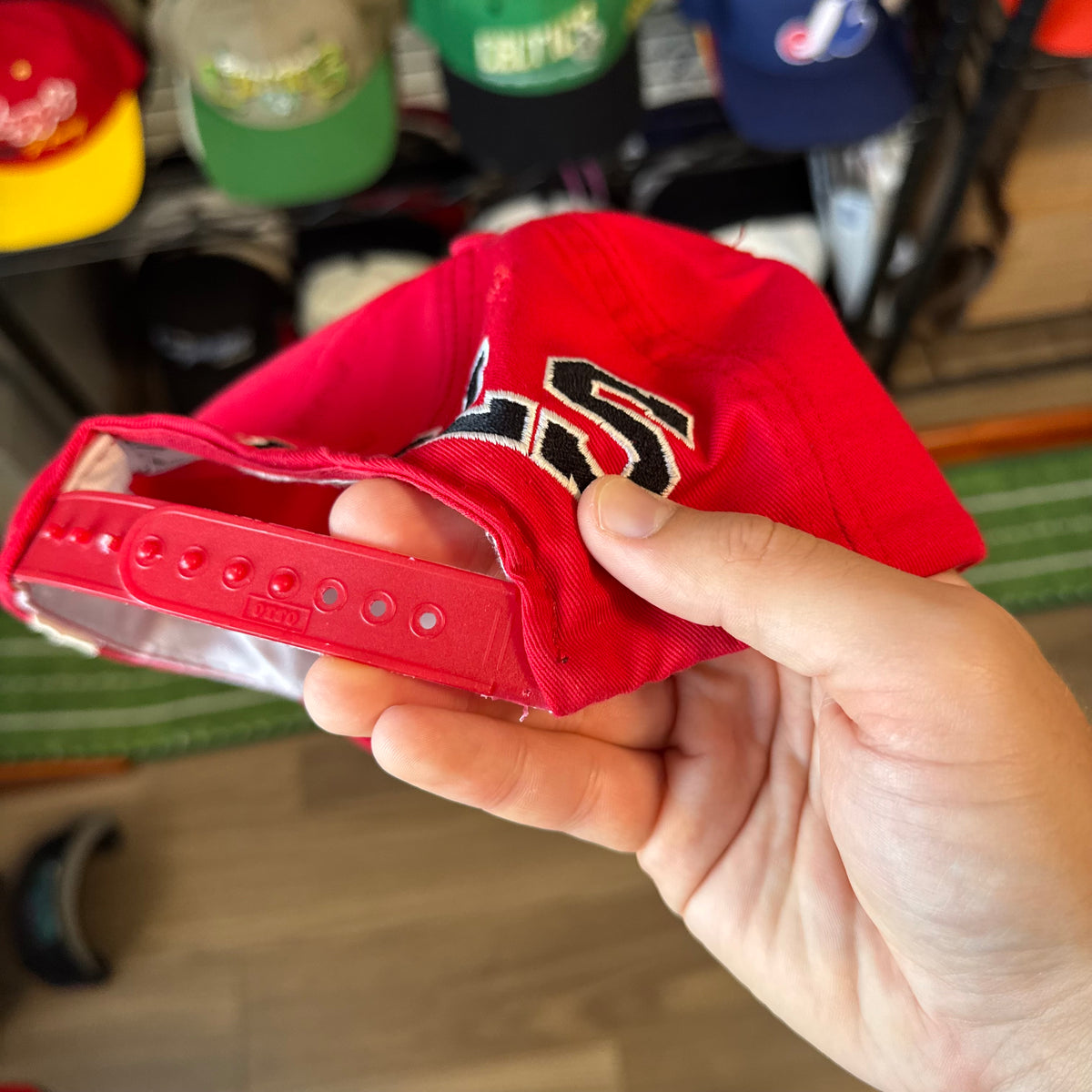 Chicago Bulls American Needle Blockhead Plain Logo front, Blockhead Spellout Back NBA Basketball Snapback