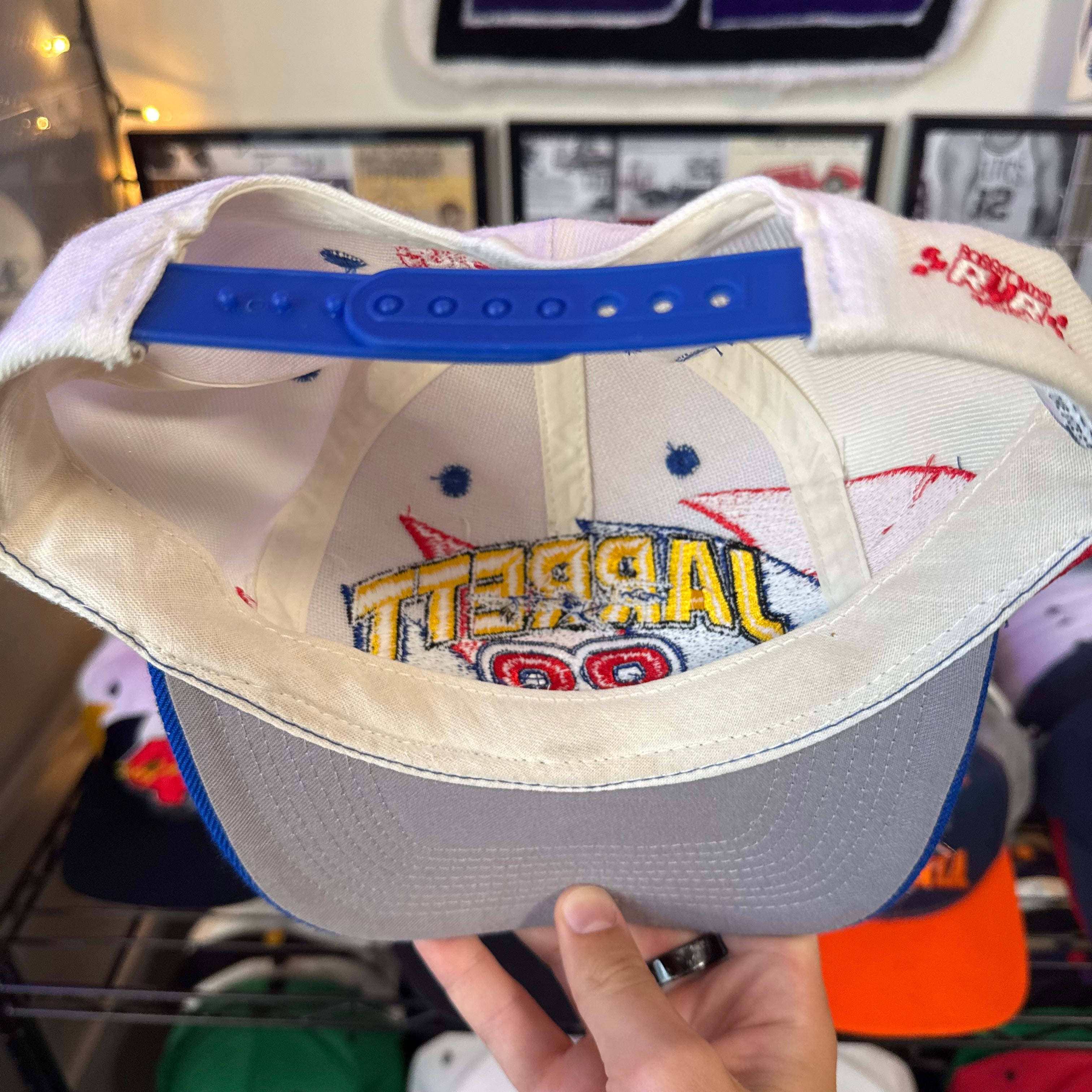 Dale Jarrett #88 Ford Quality Care Racing Logo Athletic Double Sharktooth