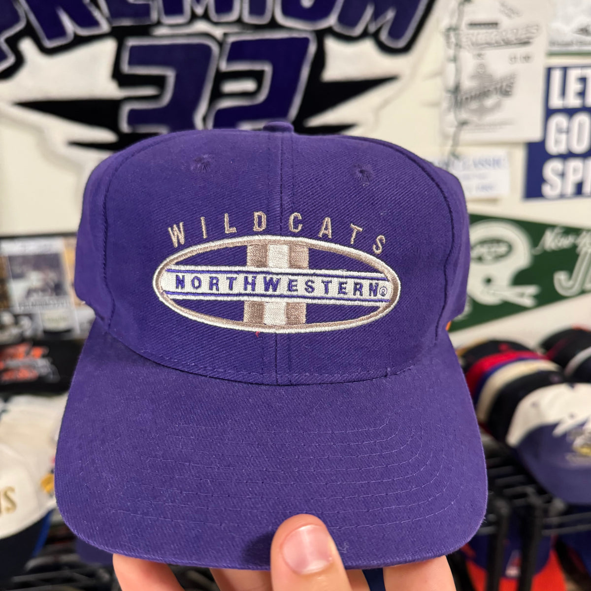 Northwestern Wildcats NCAA College Shallow Fit Dad hat