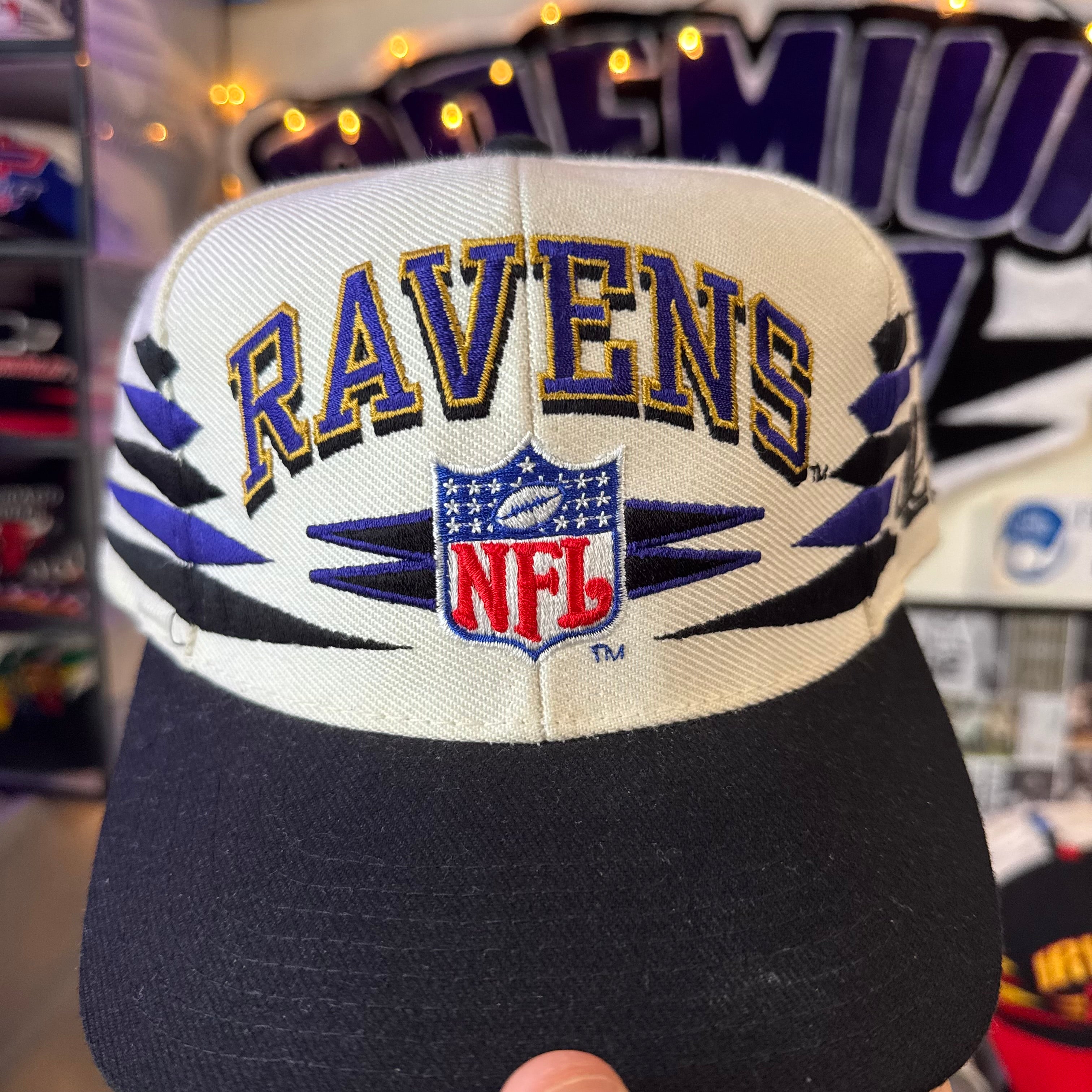 Baltimore Ravens Logo Athletic Diamond Cut Snapback
