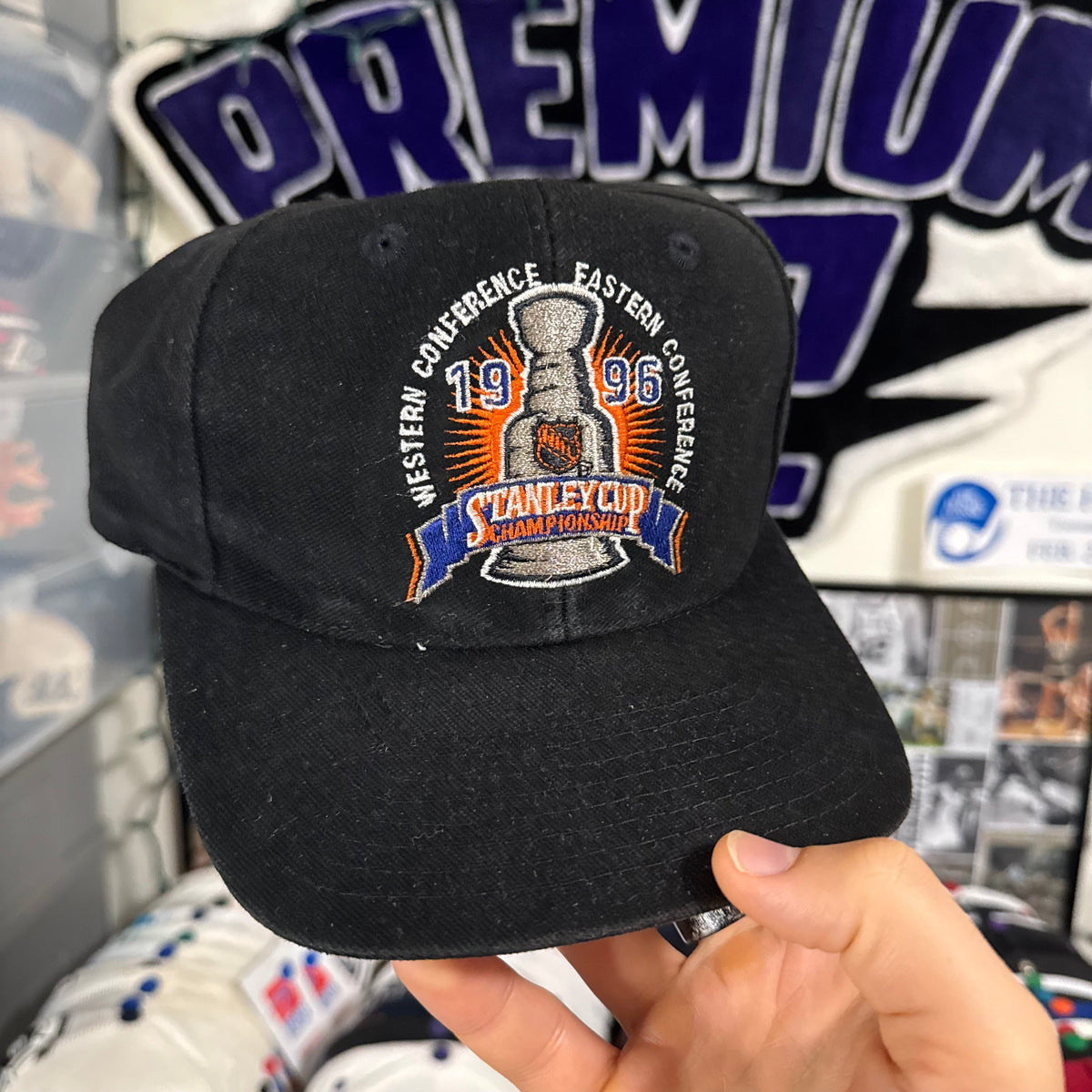 NHL Stanley Cup Championship 1996 Western Conference / Eastern Conference Sports Specialties NHL Hockey Snapback