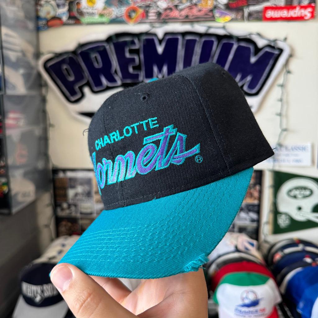 Charlotte Hornets Sports Specialties Double Line Script NBA Basketball Snapback