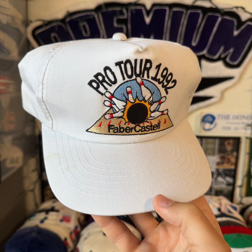 Pro Bowling Tour 1992 Faber-Castellano Bowling Snapback