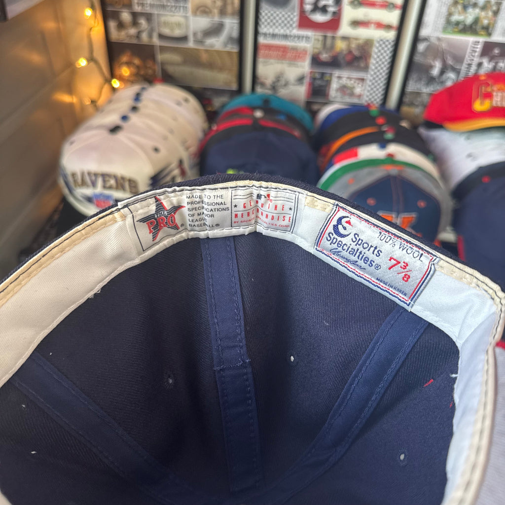 Atlanta Braves Plain Logo Sports Specialties Fitted Hat 7 3/8