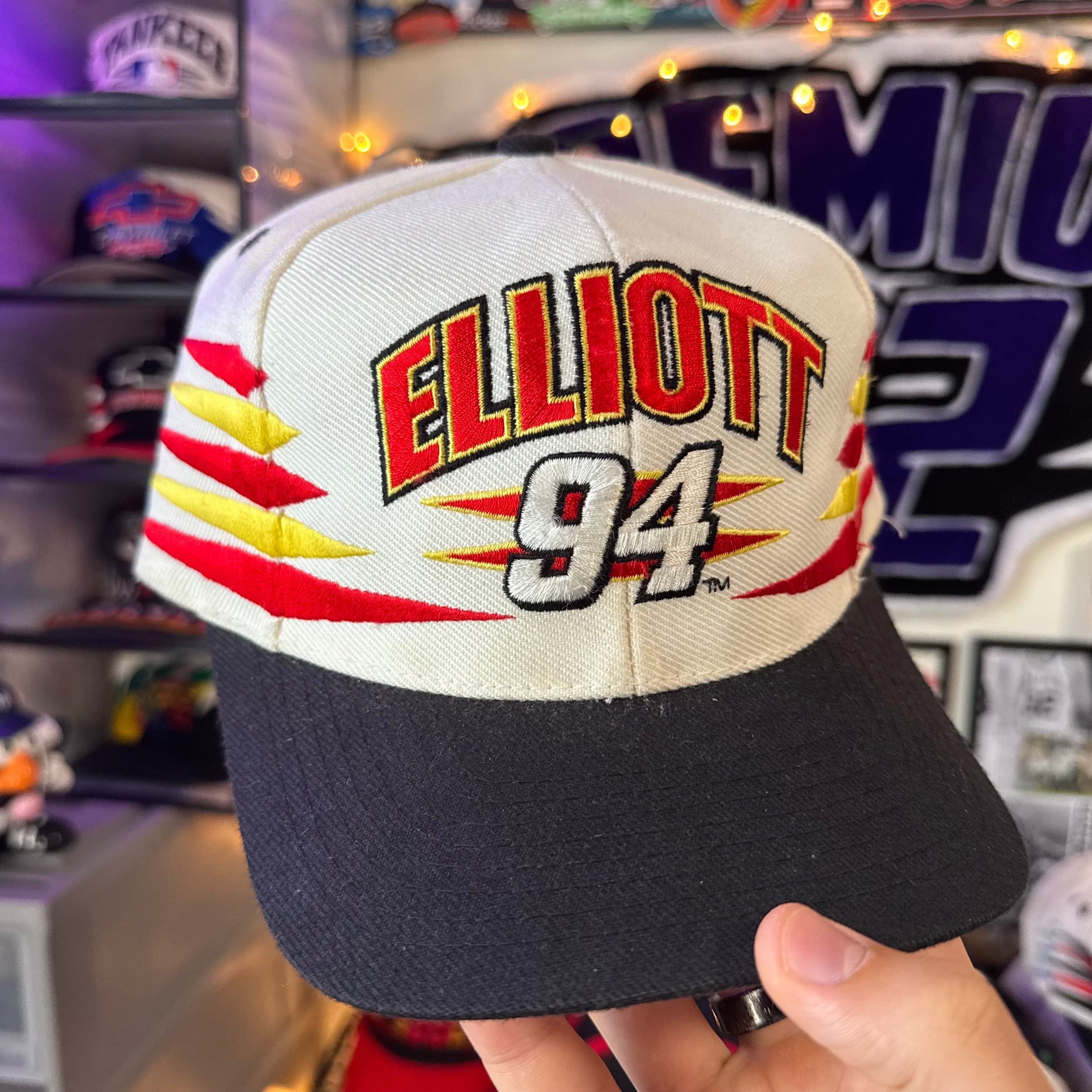 Bill Elliott #94 McDonald’s Racing Team Logo Athletic Diamond Cut Snapback