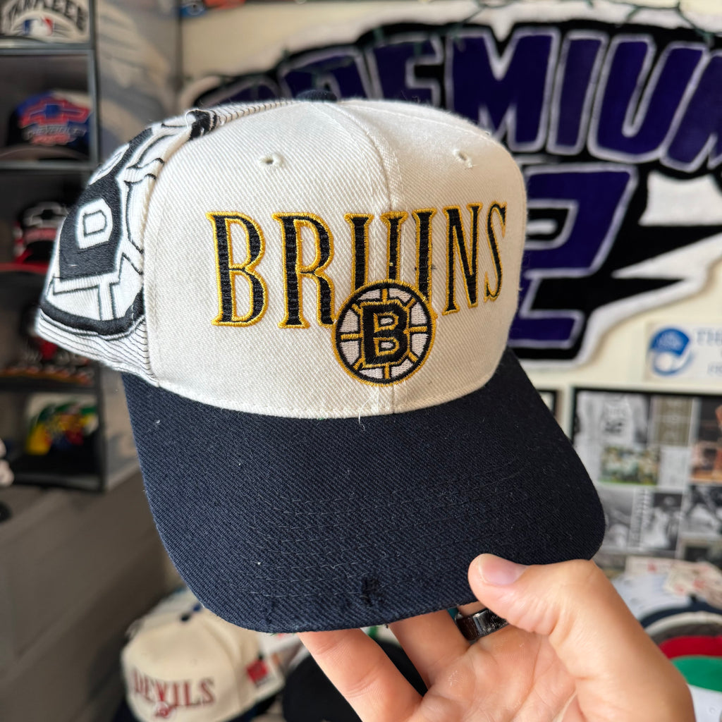 Boston Bruins Sports Specialties Laser NHL Hockey Snapback Hat