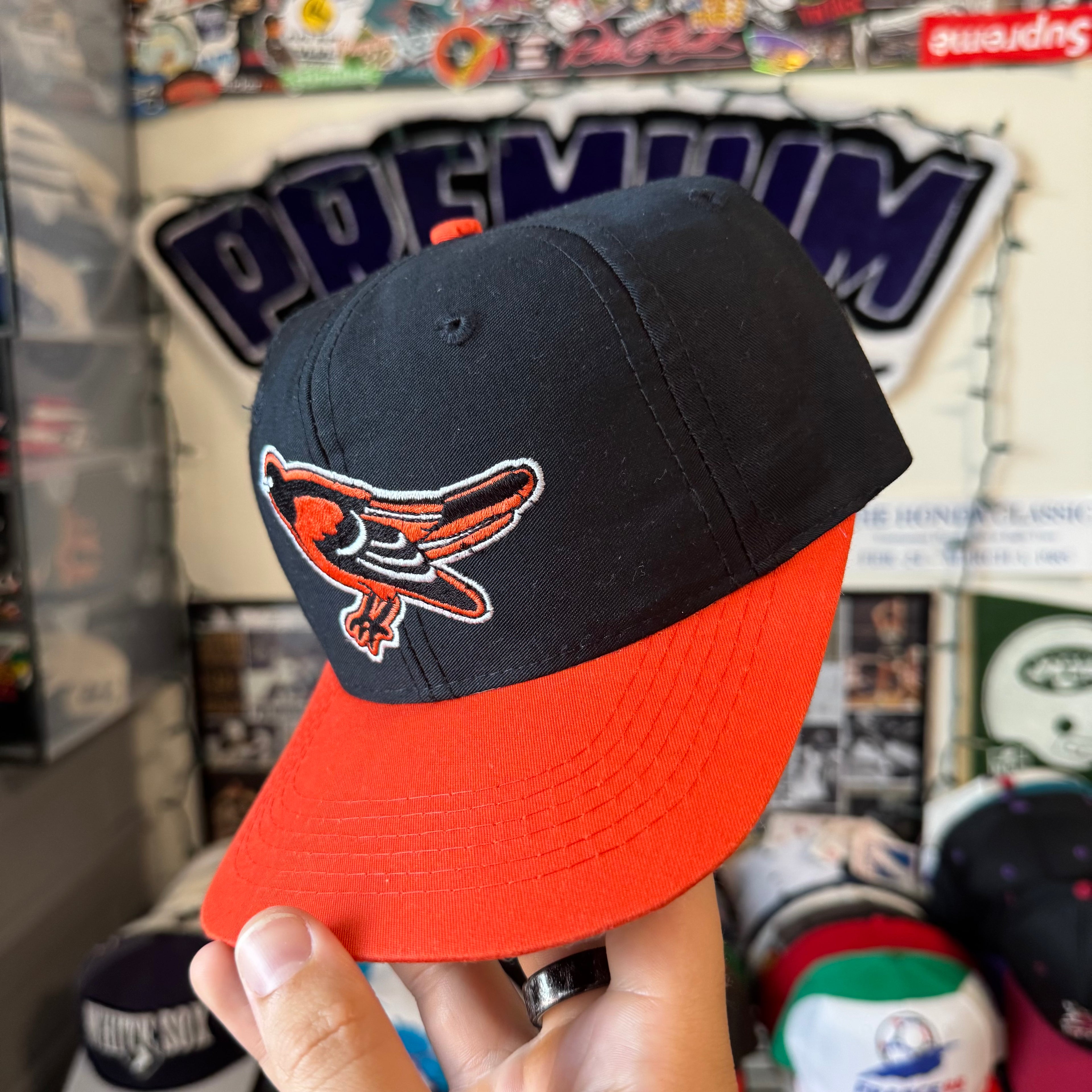 Baltimore Orioles Plain Logo Logo 7 MLB Baseball Snapback *small fit*